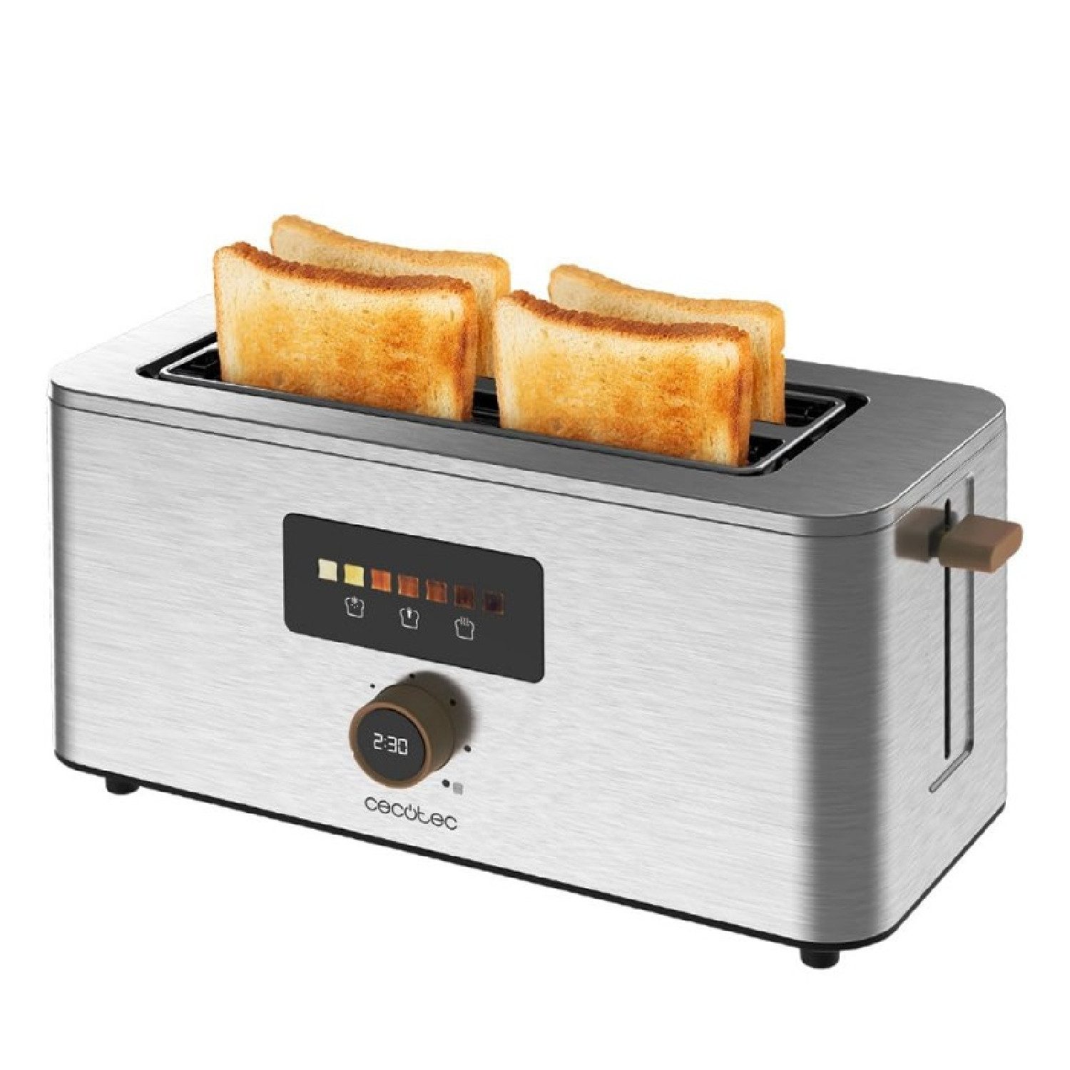 Cecotec 2-in-1-Toaster Touch&Toast Extra Double, 1500 W, Touch&Toast Extra Double