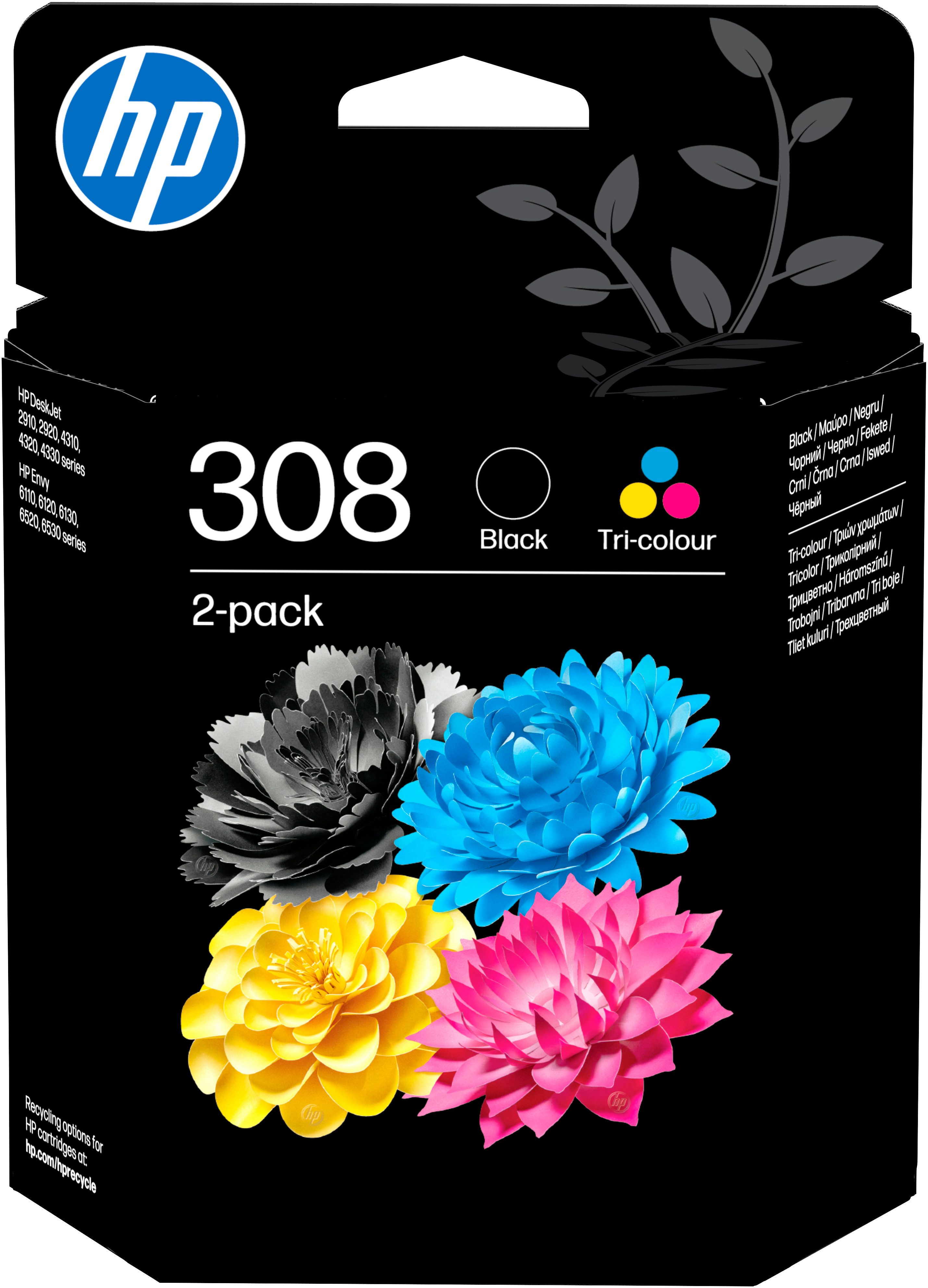 HP 308 2er-Pack Tintenpatrone (Set)