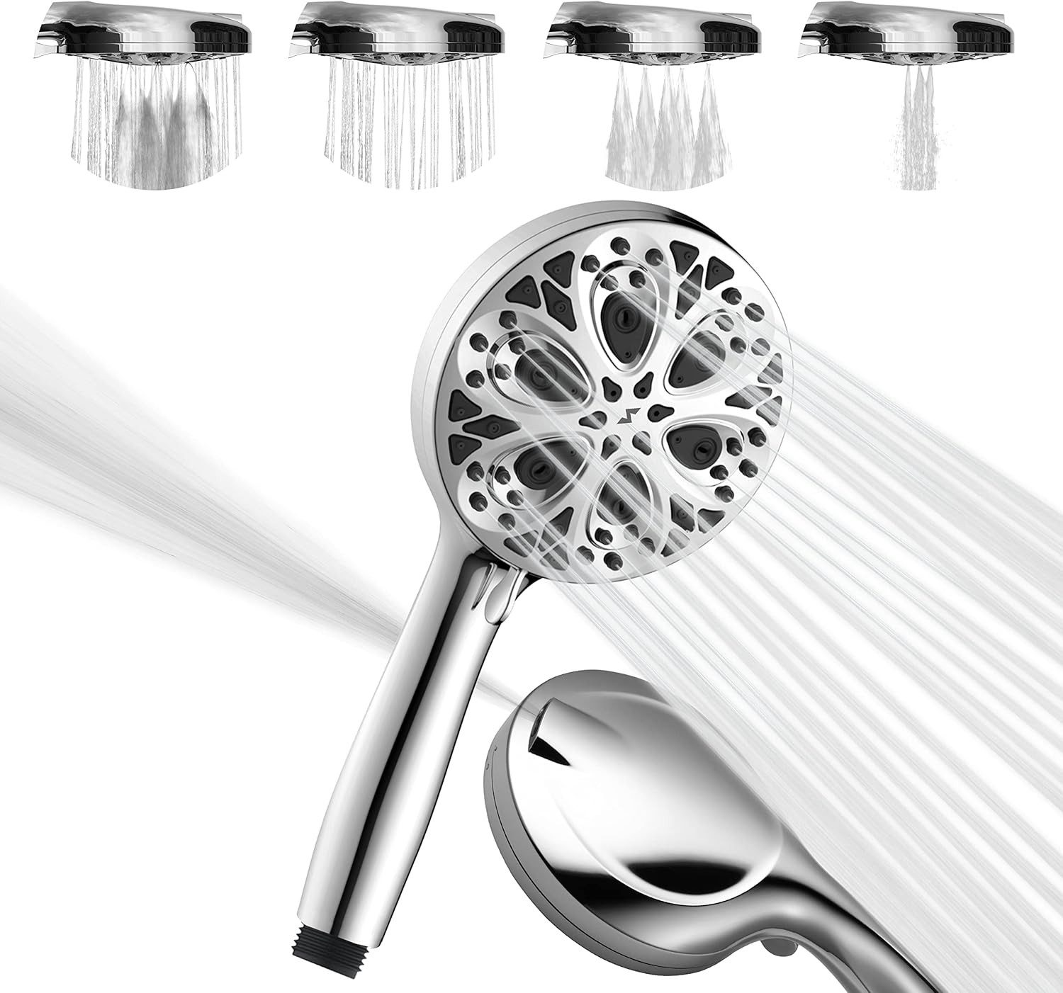 sparkpod Duschbrause 10-Strahl Hochdruck Handbrause Duschkopf, günstig online kaufen