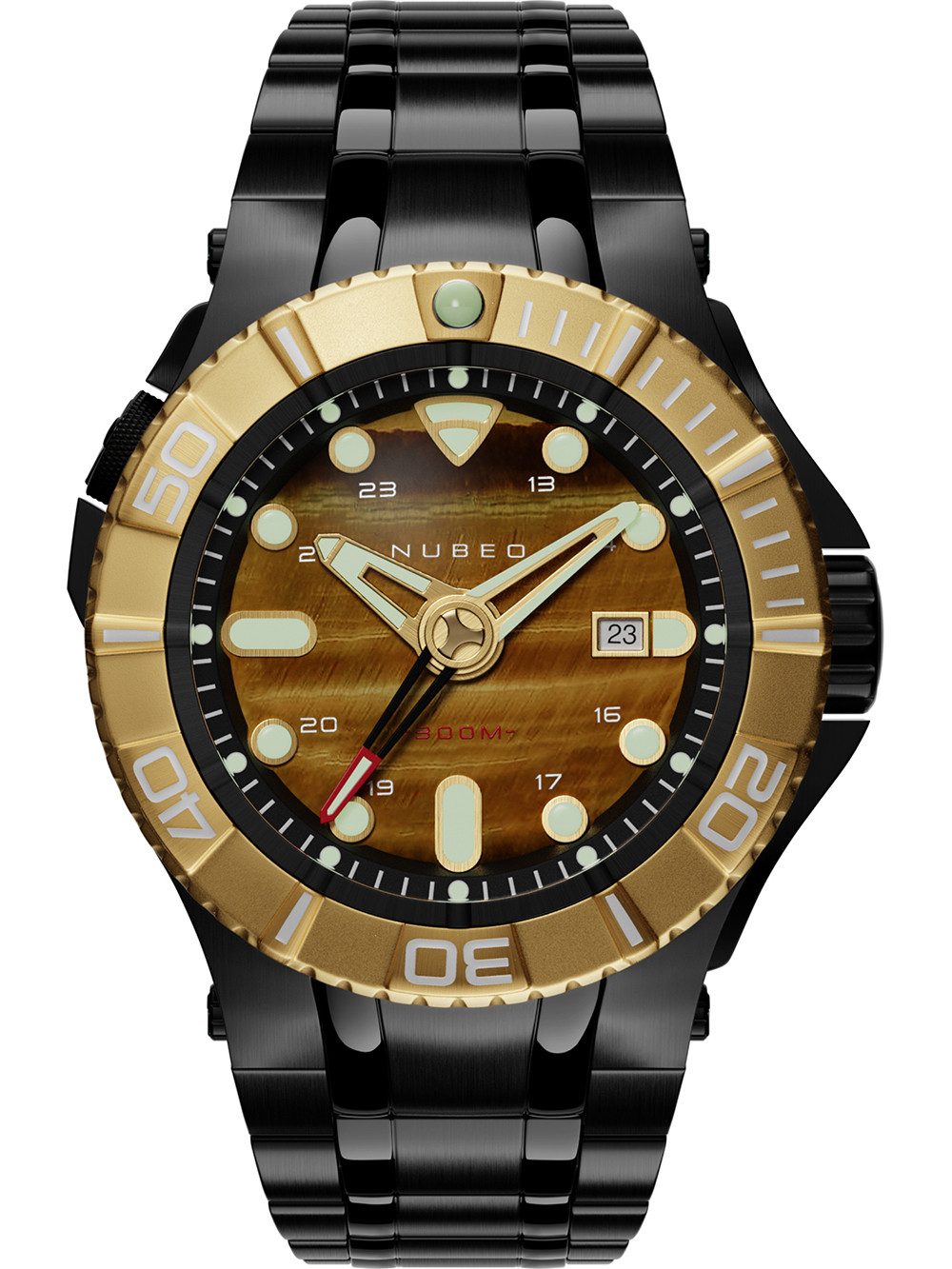 Nubeo Automatikuhr Nubeo NB-6054-11 Herrenuhr Manta Automatik 54mm 30ATM Nubeo NB-6054-11 Herrenuhr Manta Automatik 54mm 30ATM