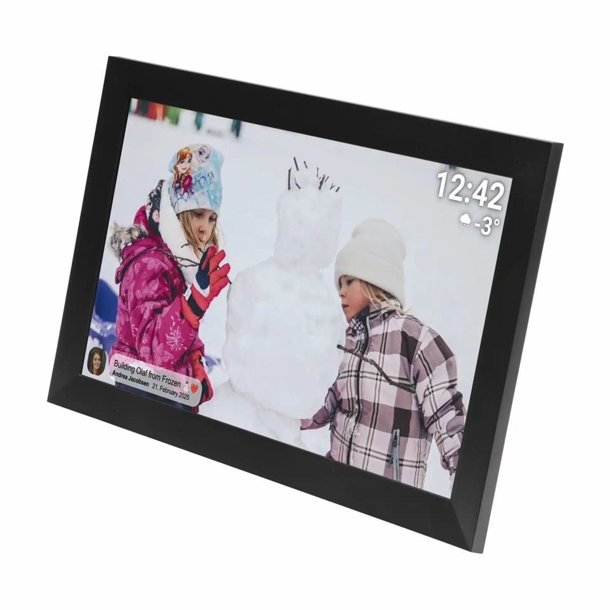 Denver Frameo PFF-1501 schwarz 39,6cm 16GB Digitaler Bilderrahmen