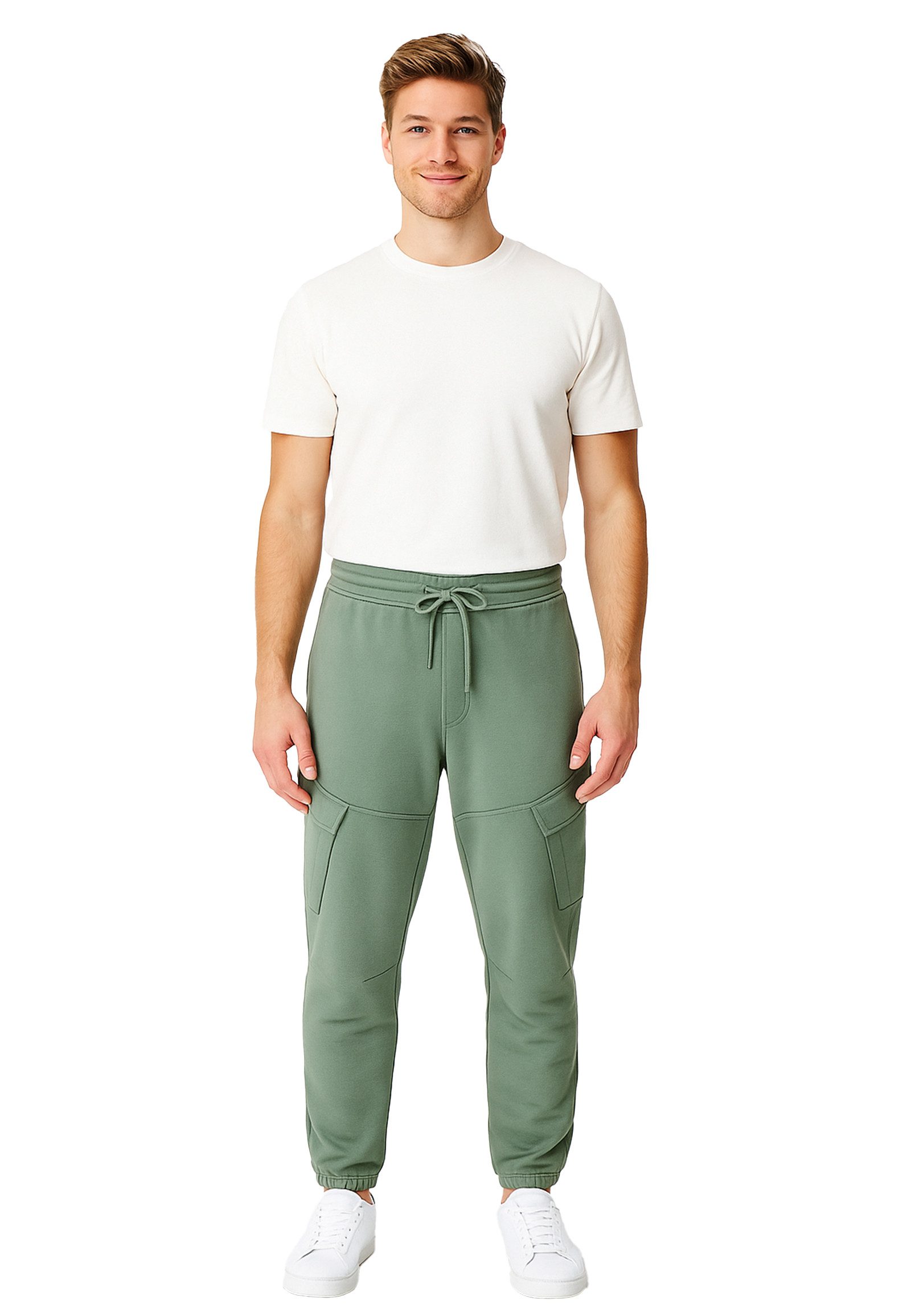 Urban Surface Jogginghose Vielseitige Cargo Pants mit Taschen und Kordelzug günstig online kaufen