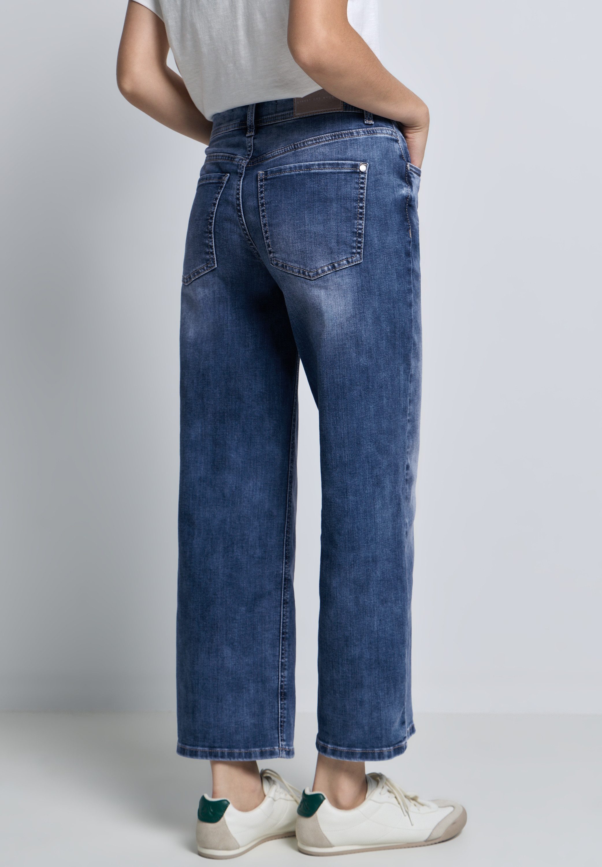 STREET ONE STUDIO Weite Jeans mit günstig online kaufen