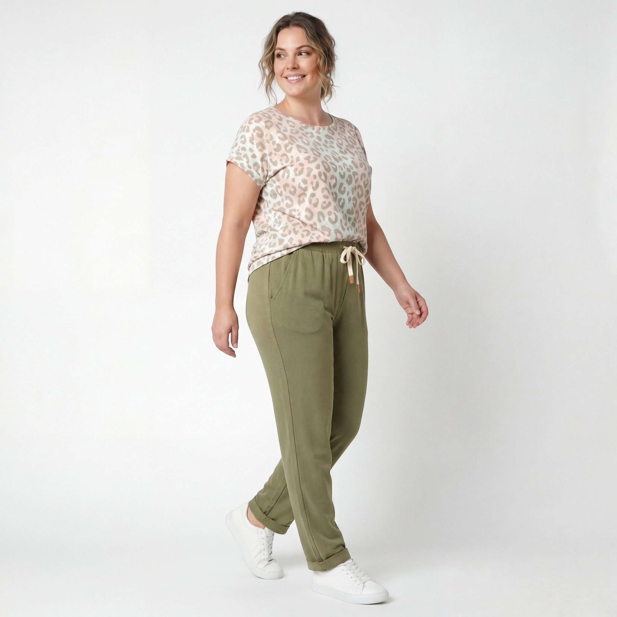 OriginalYou Sweathose Damen Sweatpants bequeme Jersey Hose Freizeithose hautfreundliches Soft Silk Jersey, in den Größen 36 bis 44 erhältlich – Bild 2 von 5