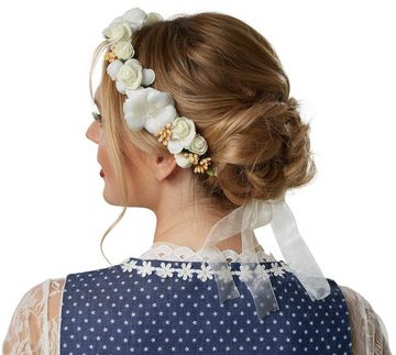 dressforfun Haarband Blumenkranz und Armreif Hochzeit
