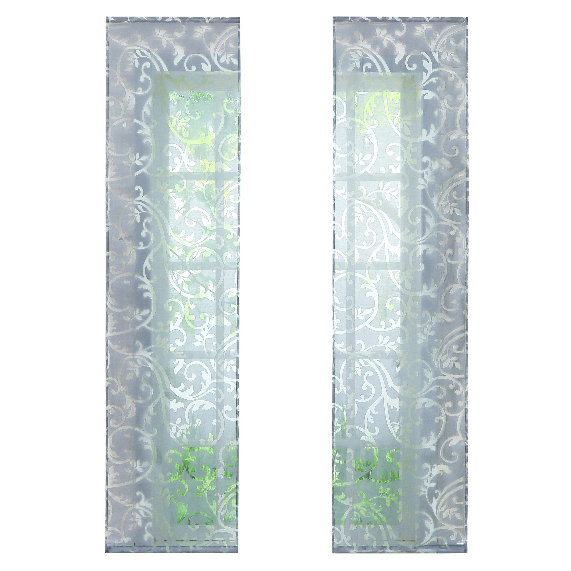 Joyswahl Schiebegardine Karle (2 St), Klettband, Ausbrenner Flächen günstig online kaufen