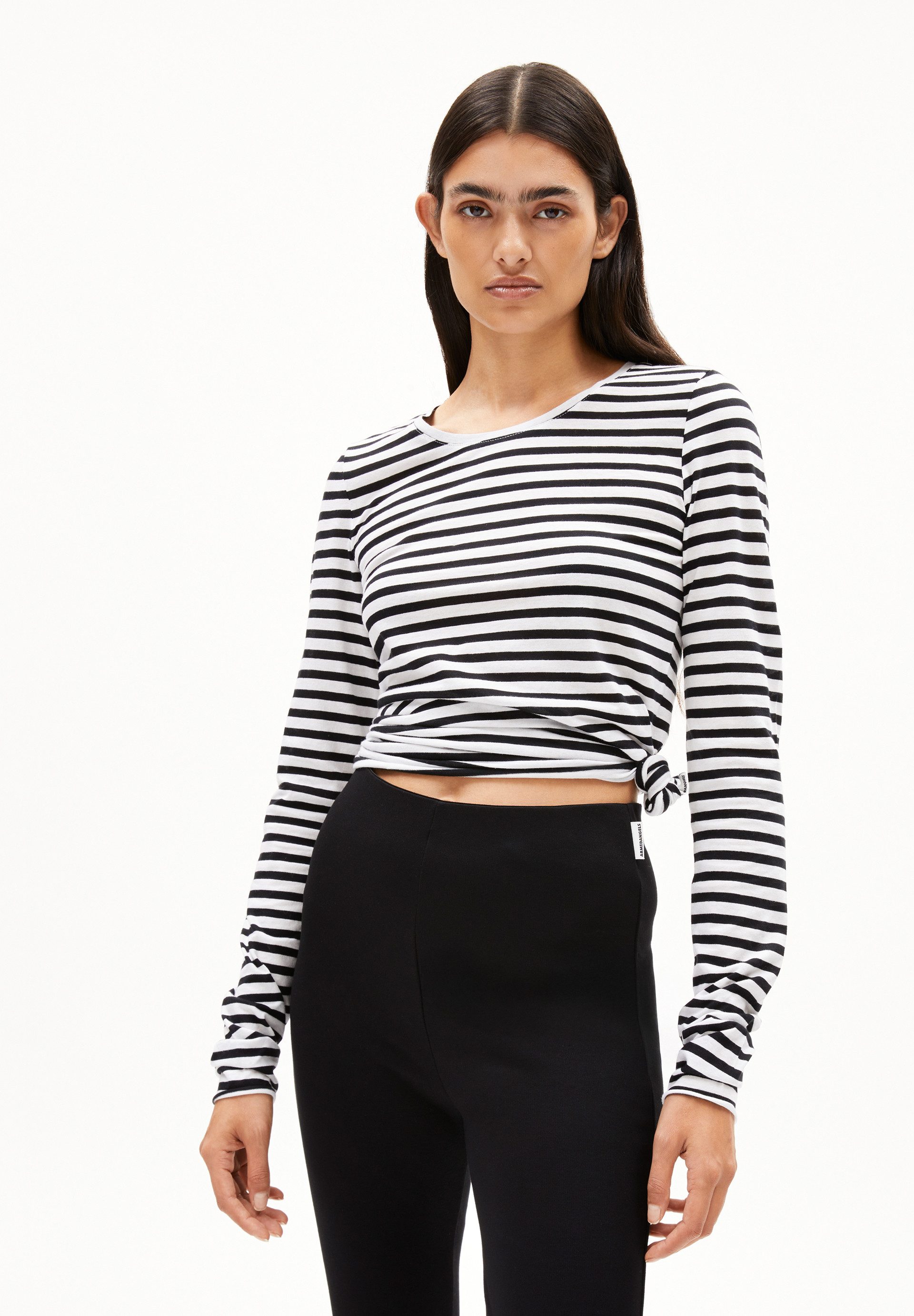 Armedangels Longsleeve EINIAARA STRIPES Longsleeve aus Bio-Baumwolle (1-tlg) Rundhalsausschnitt