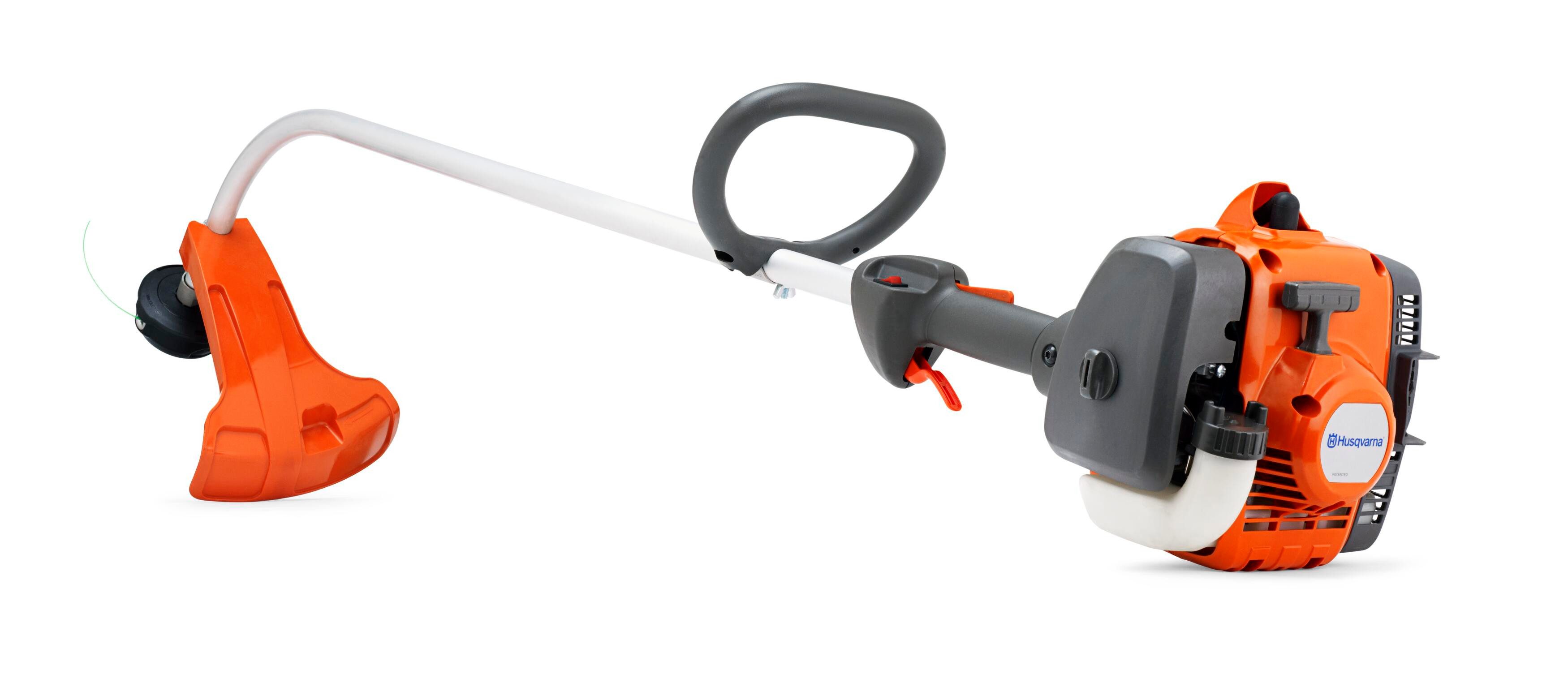 Husqvarna Benzin-Motorsense 122C, 21,7cm³ 2-Takt-Motor, 43 cm Schnittbreite, gebogenem Schaft