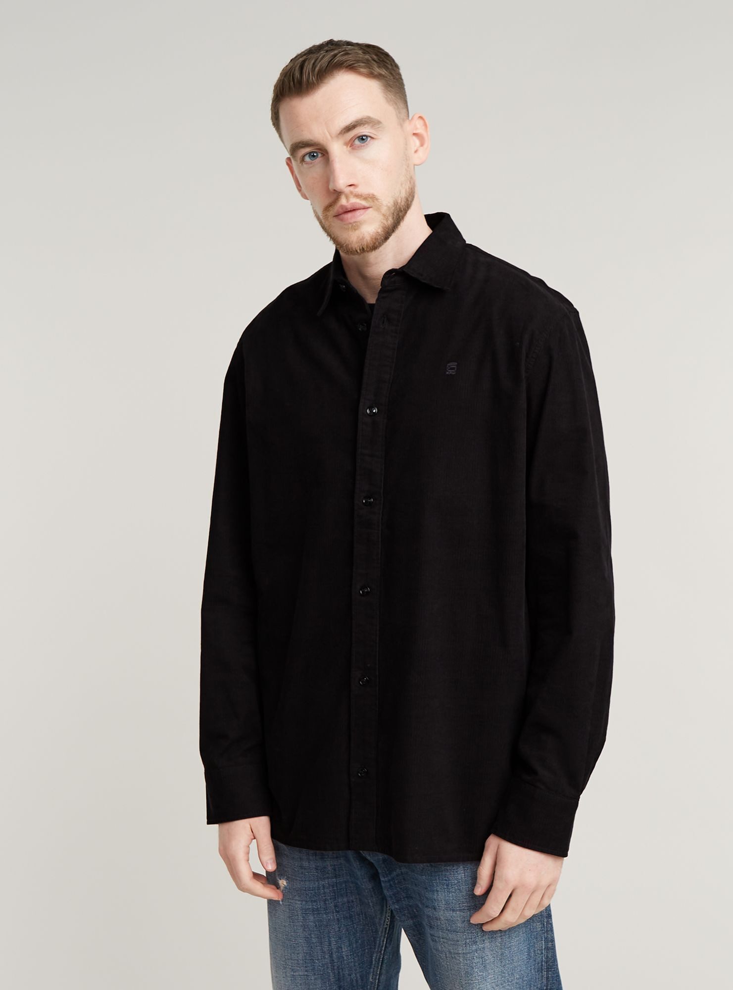 G-STAR Langarmshirt Clean Regular Hemd günstig online kaufen