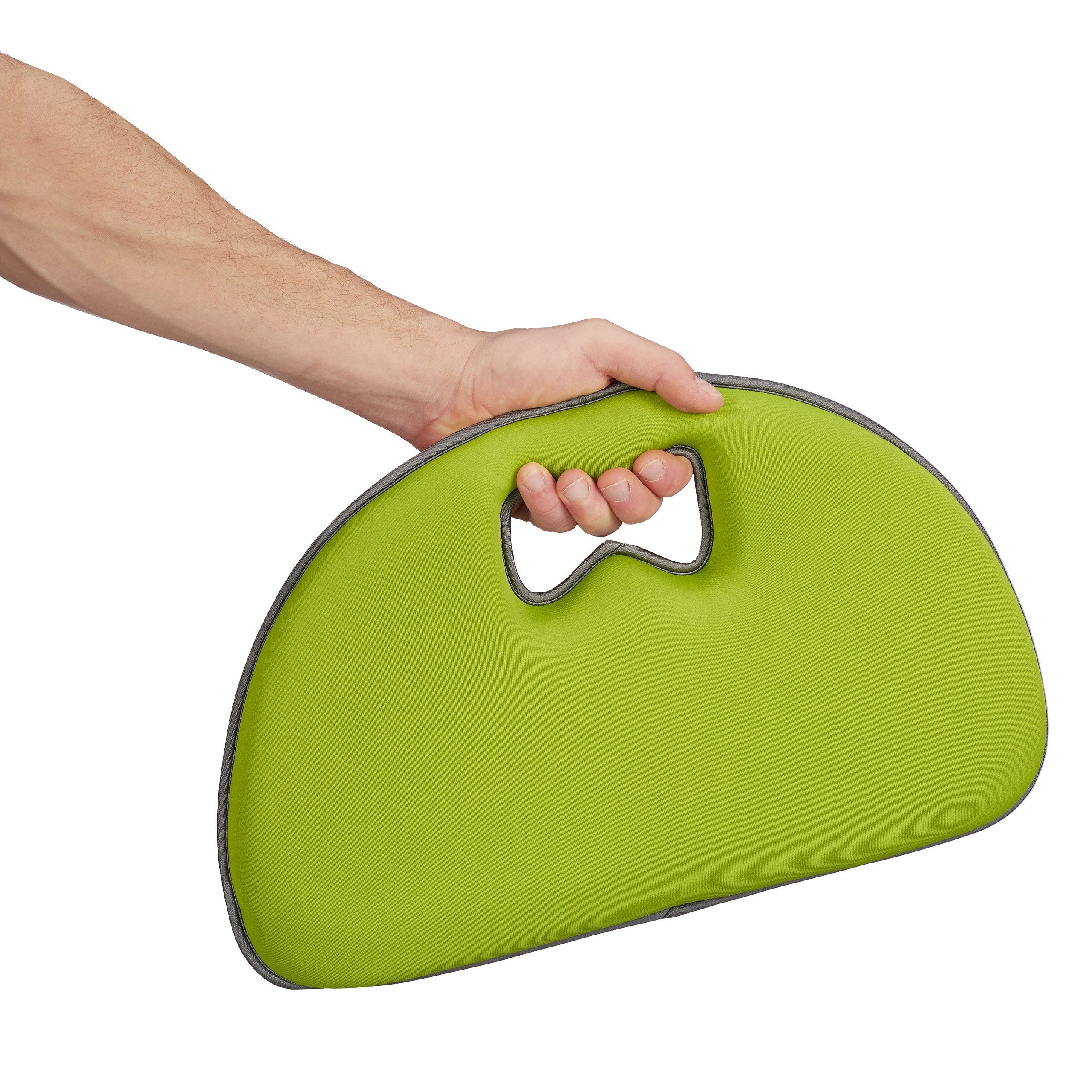 relaxdays Kniekissen Kniekissen, Hellgrün