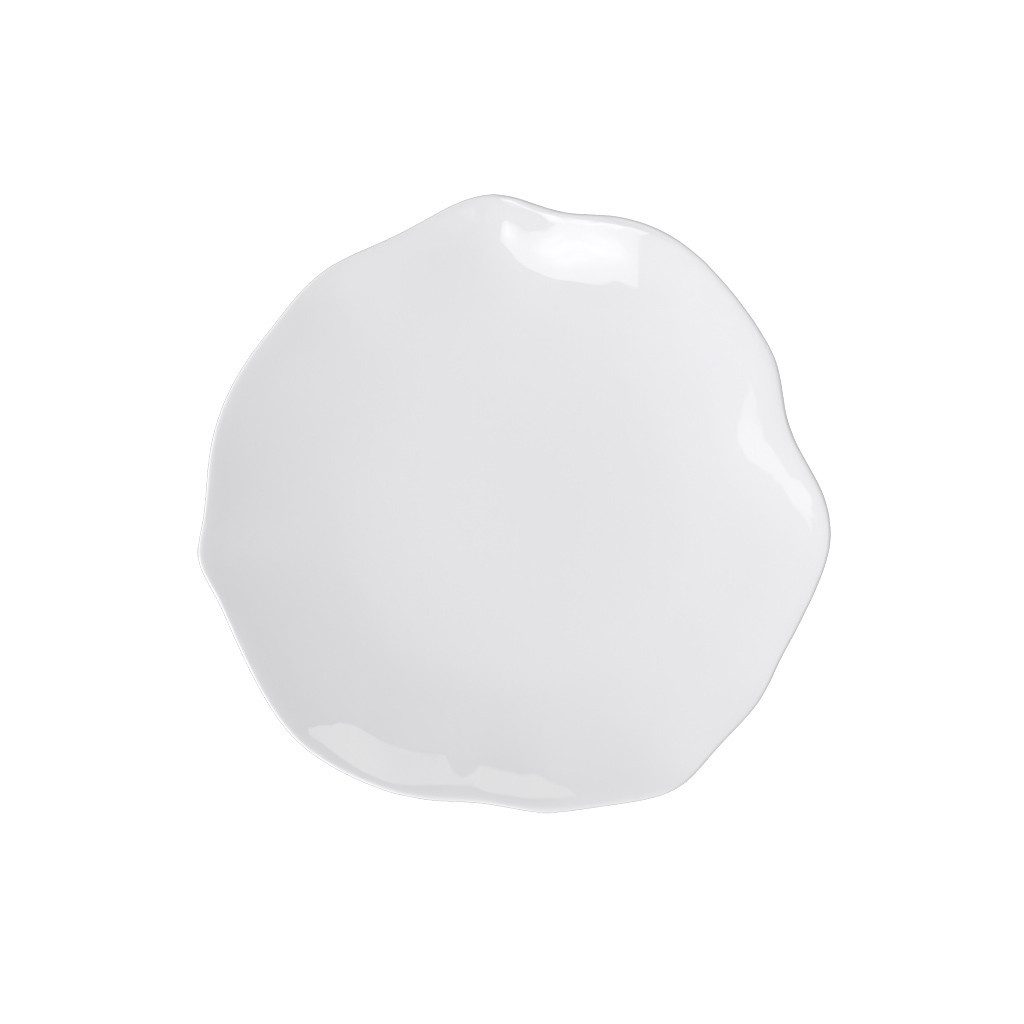 Villeroy & Boch Speiseteller Pura Speiseteller 27x27x3cm, (1 St), Premium Bone Porcelain, 1 Stck, mikrowellensicher,spülmaschinenfest, M