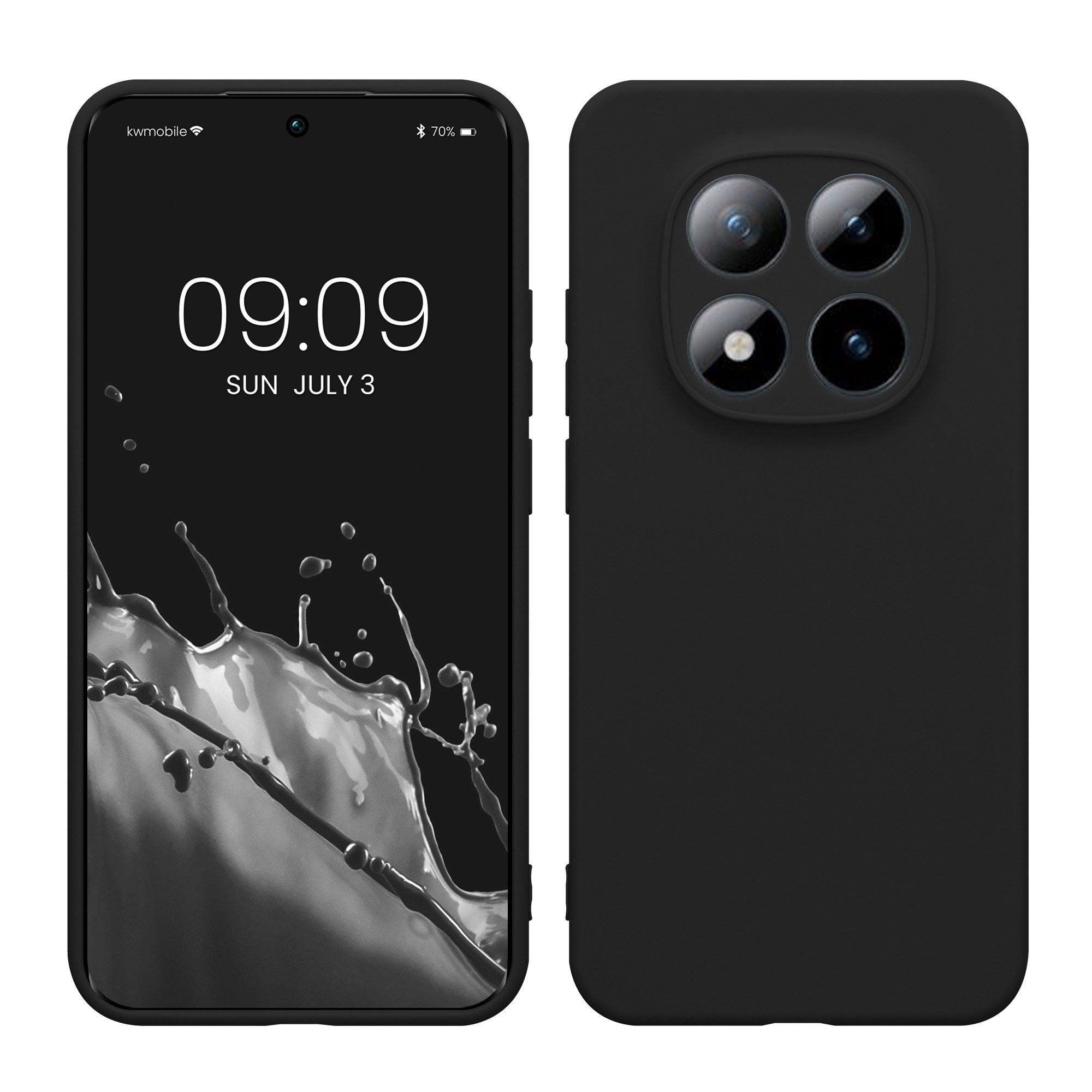 kwmobile Smartphone-Hülle Handyhülle für Xiaomi Redmi Note 15 Pro 5G Hülle, Weiches Handy Silikon Case - Schutzhülle Cover