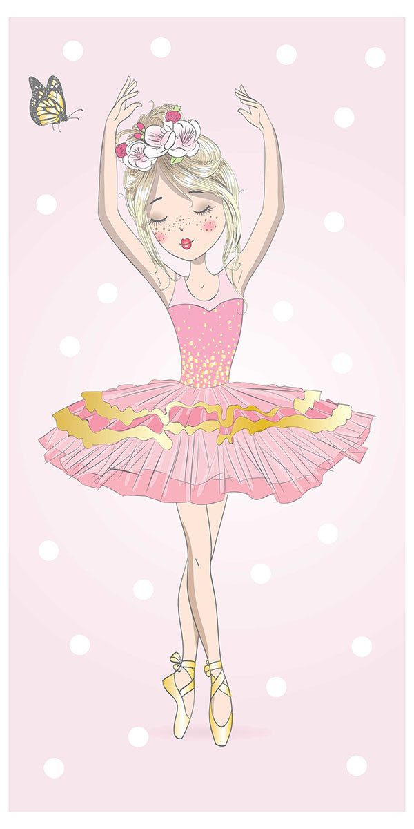 Strandtücher Ballerina, Frottee (1-St)