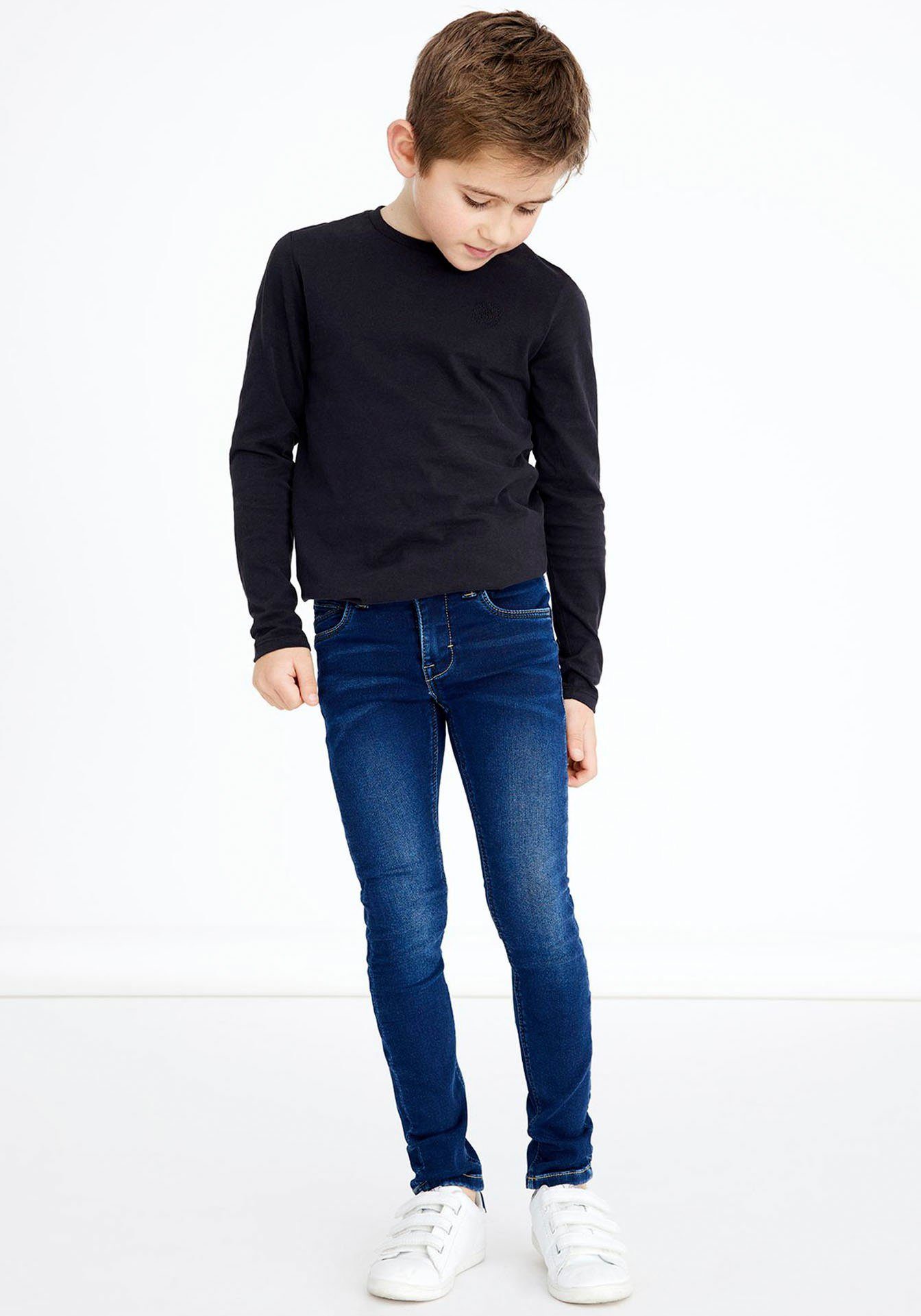 OTTO Jungen Kleidung Hosen & Jeans Jeans Slim Jeans Bundweite SLIM« Regular-fit-Jeans »Jeanshose Skinny fit für Jungen 