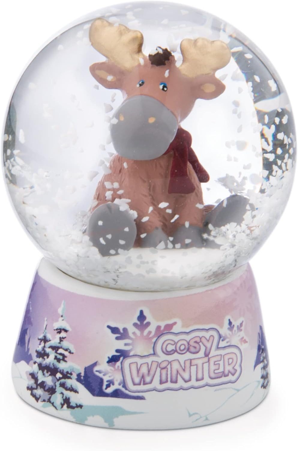 Nici Schneekugel 49352 - Schüttelkugel Elch Thure, 6,5 cm (1 St)