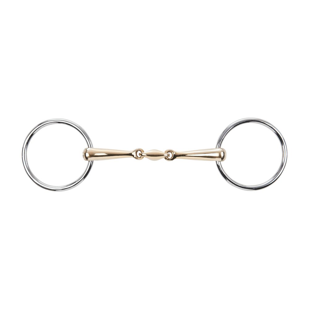 BUSSE Trensengebiss Busse Wassertrense Kaugan 14mm, doppelt gebrochen