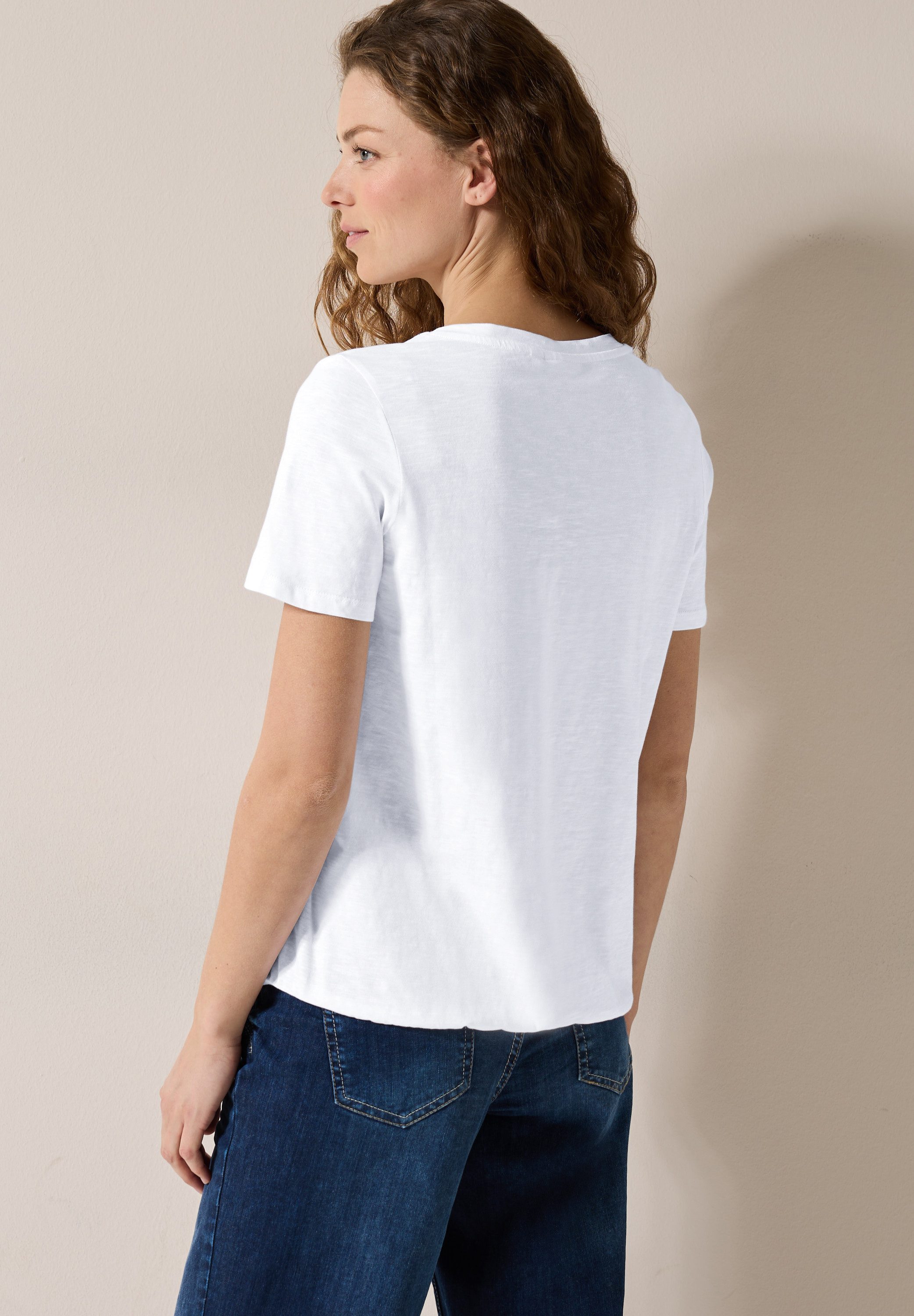 Cecil T-Shirt, aus reiner Baumwolle günstig online kaufen