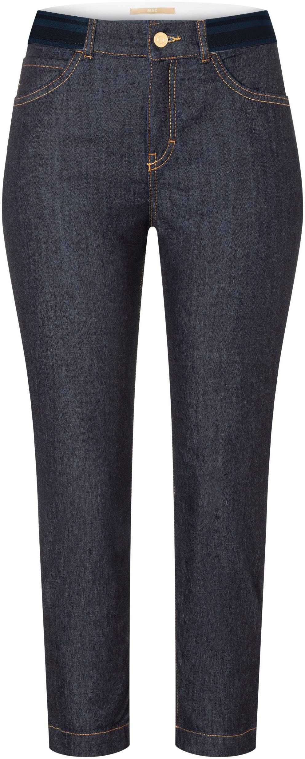 MAC 7/8-Jeans Slim mit Sport cropped Bund fashion rinsed der Taille an elastischem