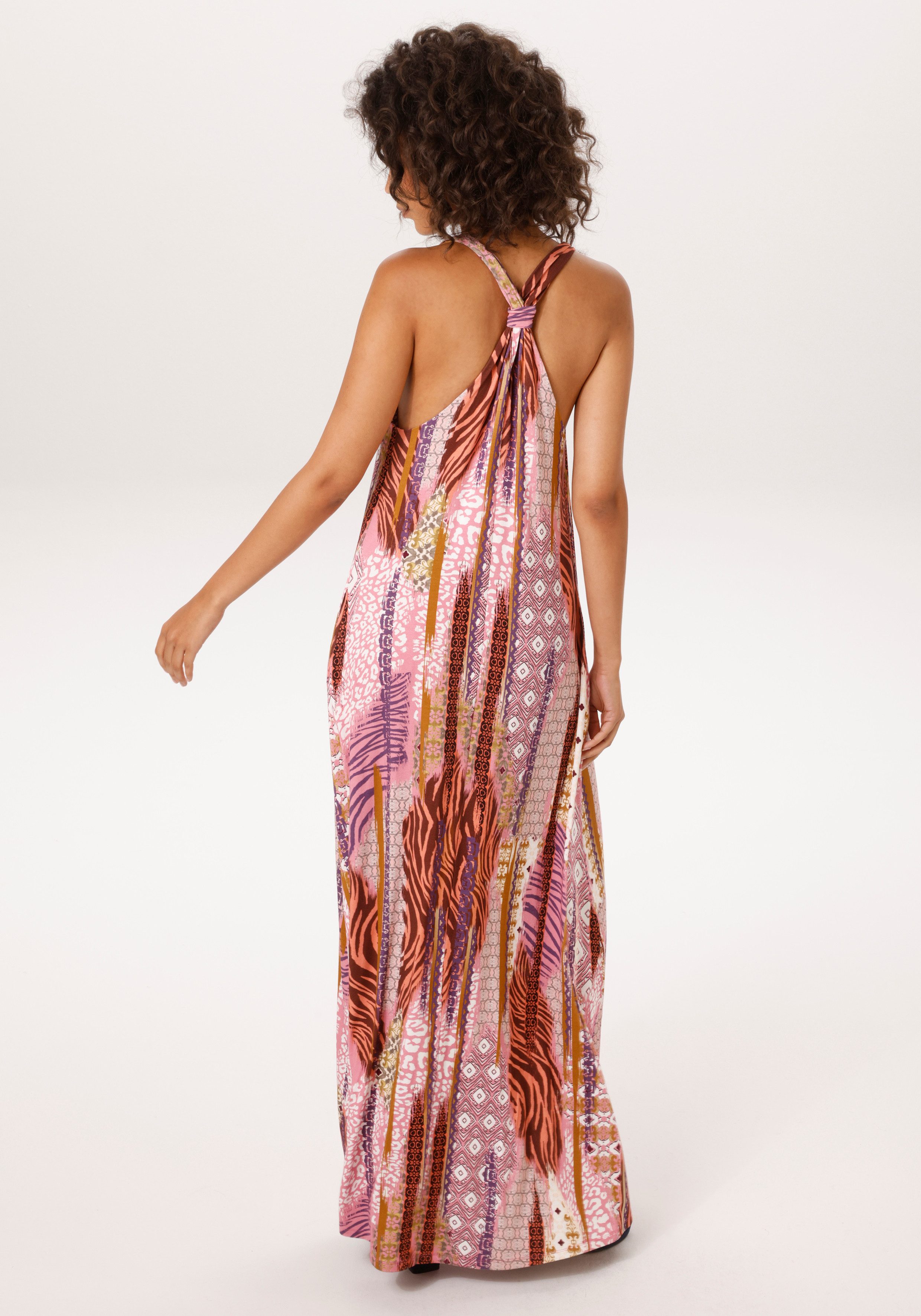 Aniston CASUAL Sommerkleid mit fantasievollen Patch-Drucken - NEUE KOLLEKTION