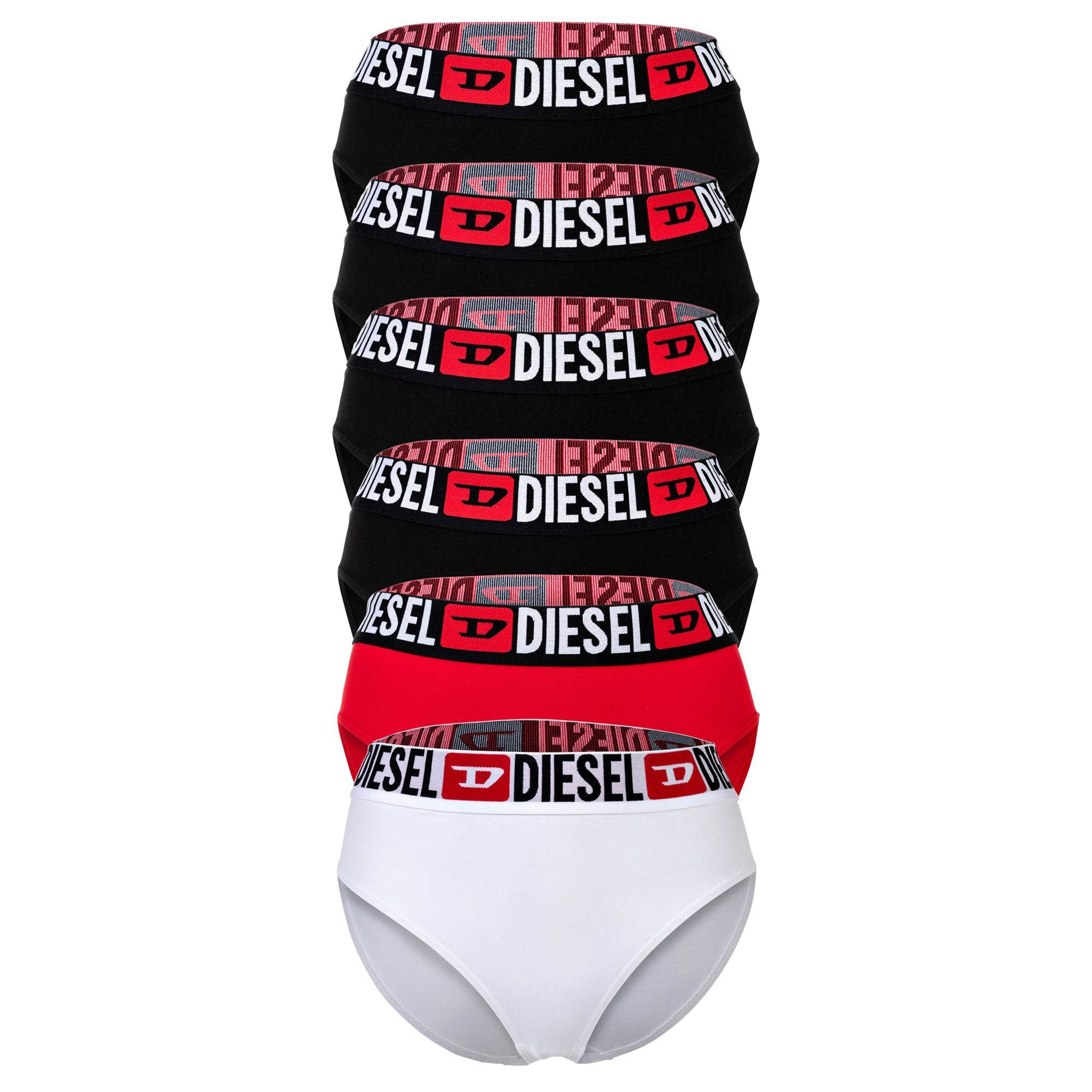 Diesel Slip Damen Slip 6er Pack Baumwolle SAM-D-CORE-6PACK (Packung, 6er Pack)