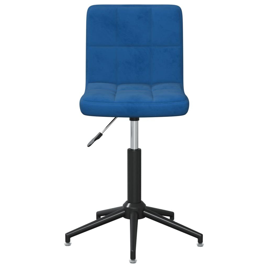 Blau | Blau (2 Esszimmerstuhl 2 St) vidaXL Samt Stk. Esszimmerstühle Blau Drehbar