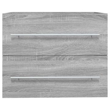 vidaXL Waschbeckenschrank Waschbeckenschrank Grau Sonoma 60x38,5x48 cm Holzwerkstoff