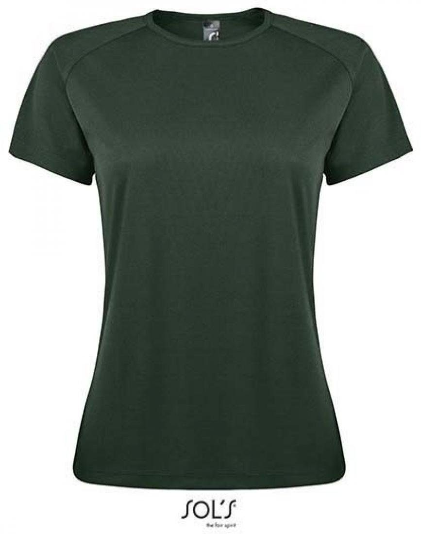 SOLS Trainingsshirt Damen Raglan Sport T-Shirt + Längerer Rücken