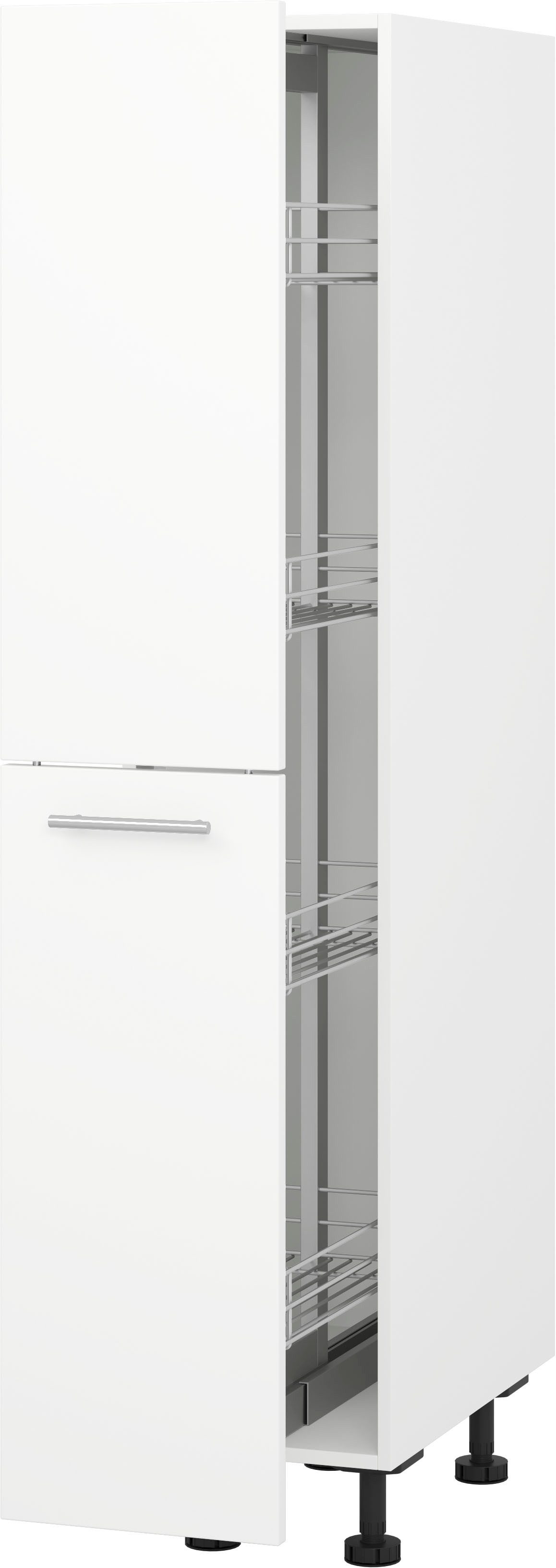 KOCHSTATION Apothekerschrank "KS-Scafa" Breite 30 cm, mit 4 Einlegekörben