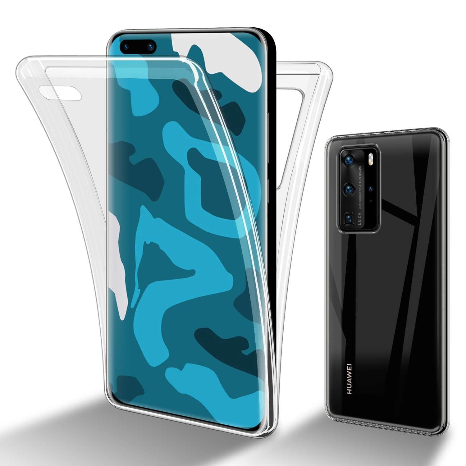 Cadorabo Handyhülle für Huawei P40 PRO / P40 PRO+ Hülle Huawei P40 PRO / P40 PRO+, Flexible Case Handy Schutzhülle - Hülle - Back Cover 360° Grad