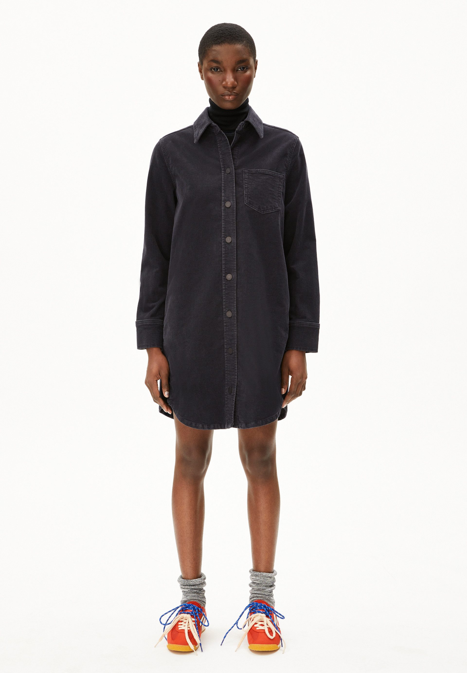 Armedangels Jeanskleid AURELEAA CORDUROY Denimkleid aus Bio-Baumwoll Mix günstig online kaufen