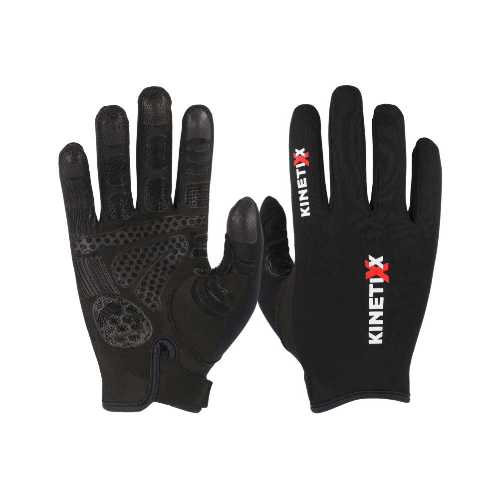 Kinetixx Langlaufhandschuhe Sportlicher Langlaufhandschuh Folke, KinetiXx (in schwarz, weiß, pink, gelb) Anatomische Passform, Wasserabweisend, Grip, Atmungsaktiv