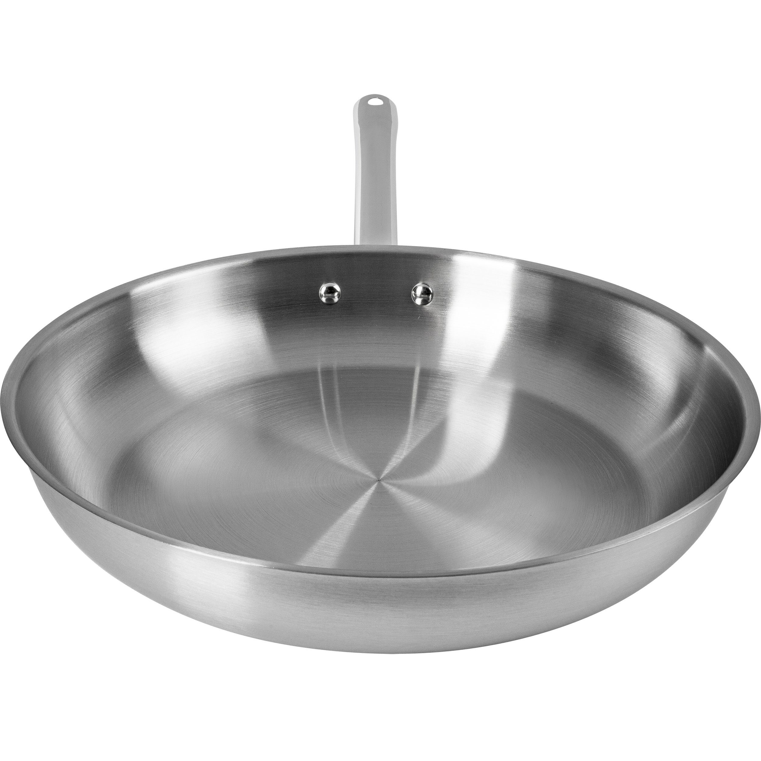 ONVAYA Bratpfanne Edelstahlpfanne, Wok, Bratpfanne, Induktion, Edelstahl – Bild 5 von 5