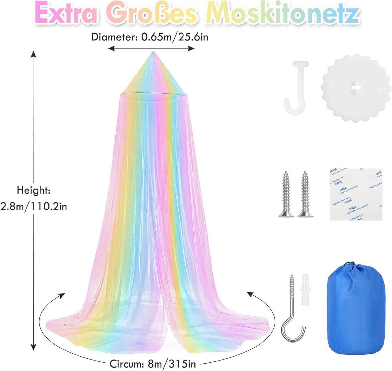 LuxusKollektion Moskitonetz Betthimmel Moskitonetz Doppelbett Einzelbett günstig online kaufen