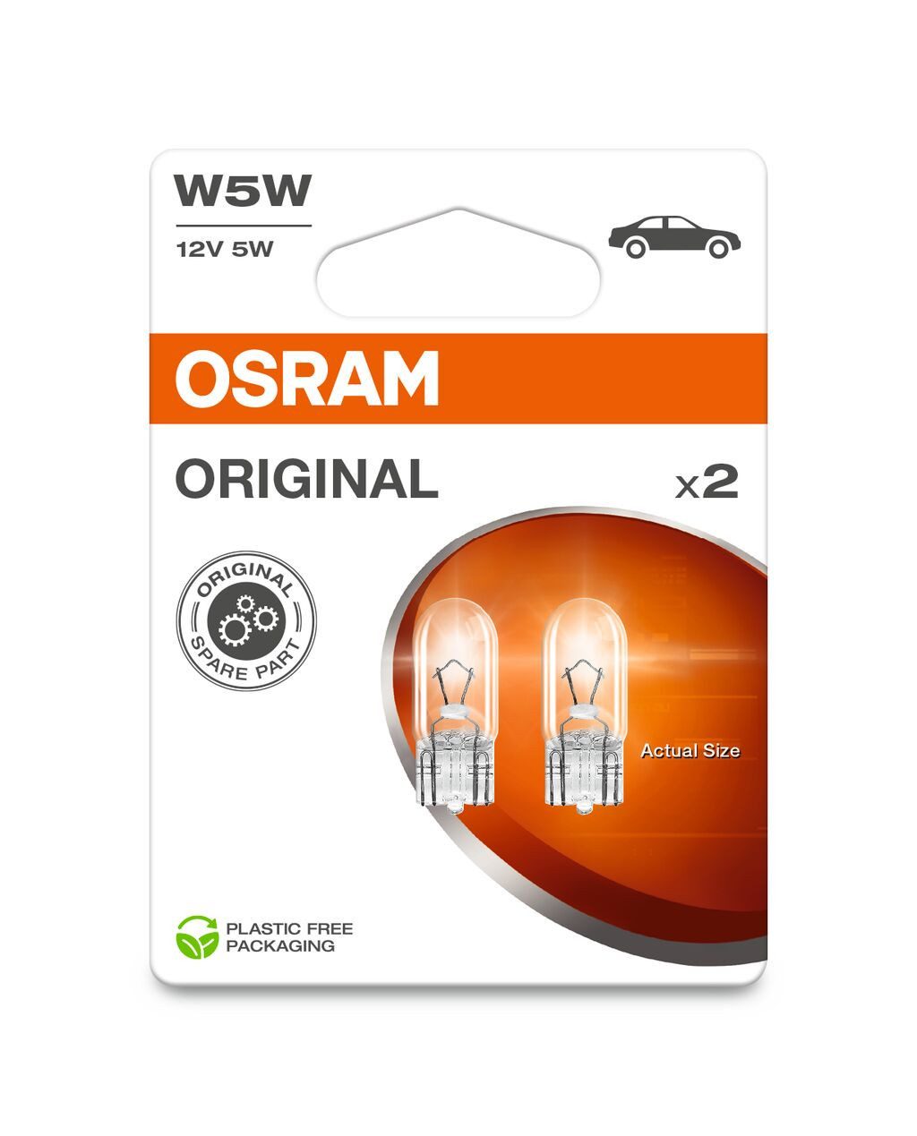 Osram KFZ-Ersatzleuchte Osram Signallampe W5W Original 2.0 2 Stück von Osram