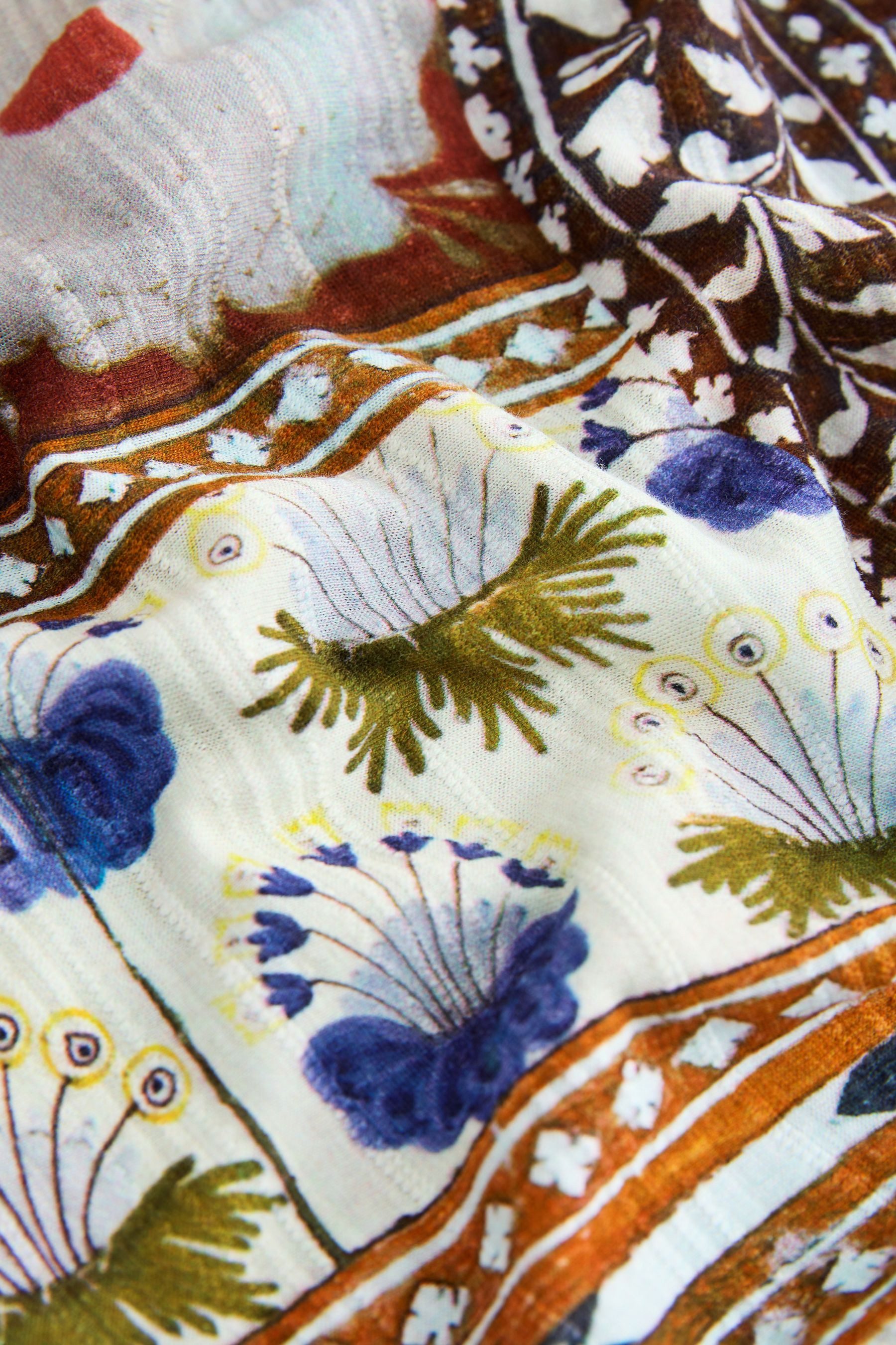 Next Blusenshirt Langarm-Oberteil mit Kerbausschnitt (1-tlg) – Bild 3 von 5