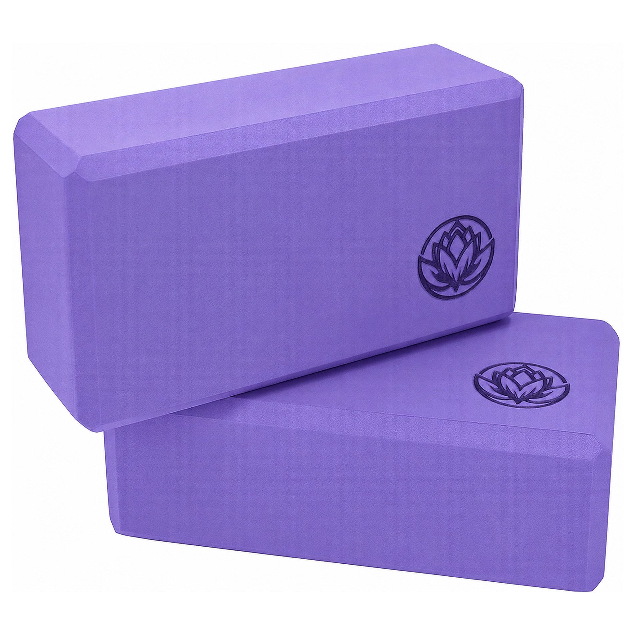 VonBueren Yogablock, 22x12x7,5cm je Yoga Block, Yogablöcke für Damen und Herren aus EVA, (2-tlg), leicht, unterstützen Komfort und sicheren Halt bei Übungen