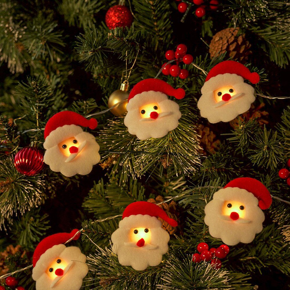 Rosnek LED-Lichterkette LED Weihnachten Party Lichtervorhang, günstig online kaufen