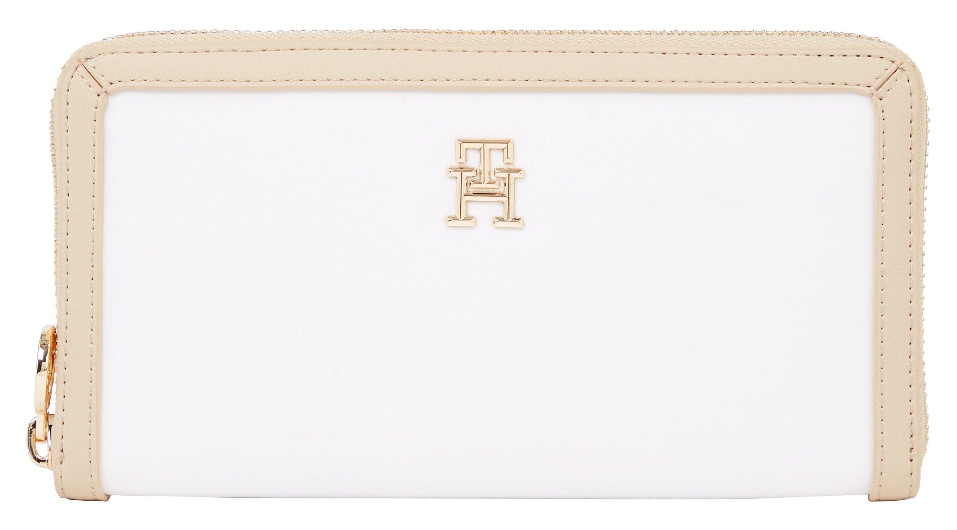 Tommy Hilfiger Geldbörse TH ESSENTIAL S LARGE ZA CB, mit goldfarbenen  Details