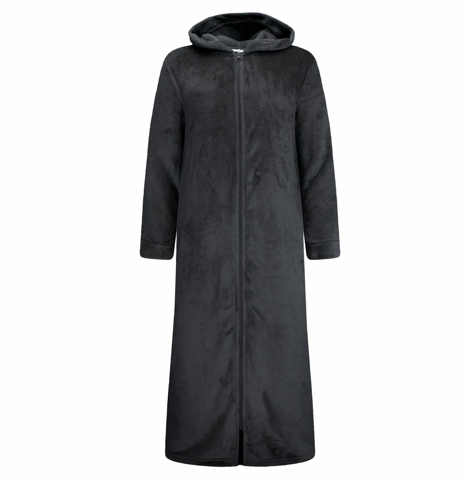 HEAT BOOSTER Unisex-Bademantel Exklusiver Unisex Fleece Bademantel mit Kapu günstig online kaufen