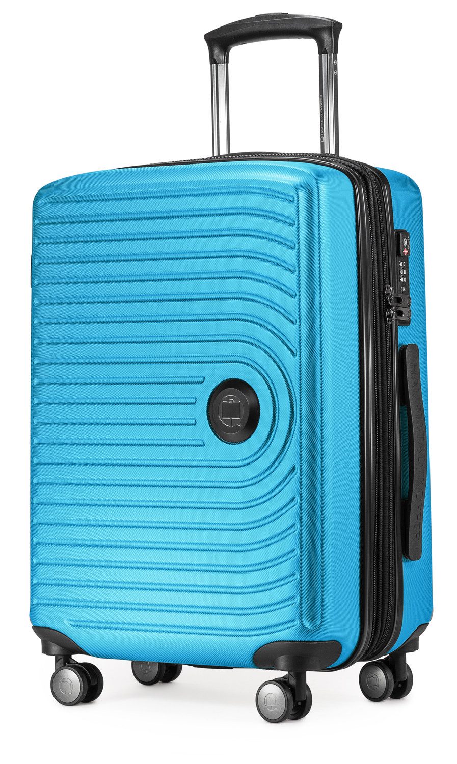 Hauptstadtkoffer Handgepäckkoffer Mitte, 4 Rollen, Handgepäck erweiterbar max. 55 L, TSA