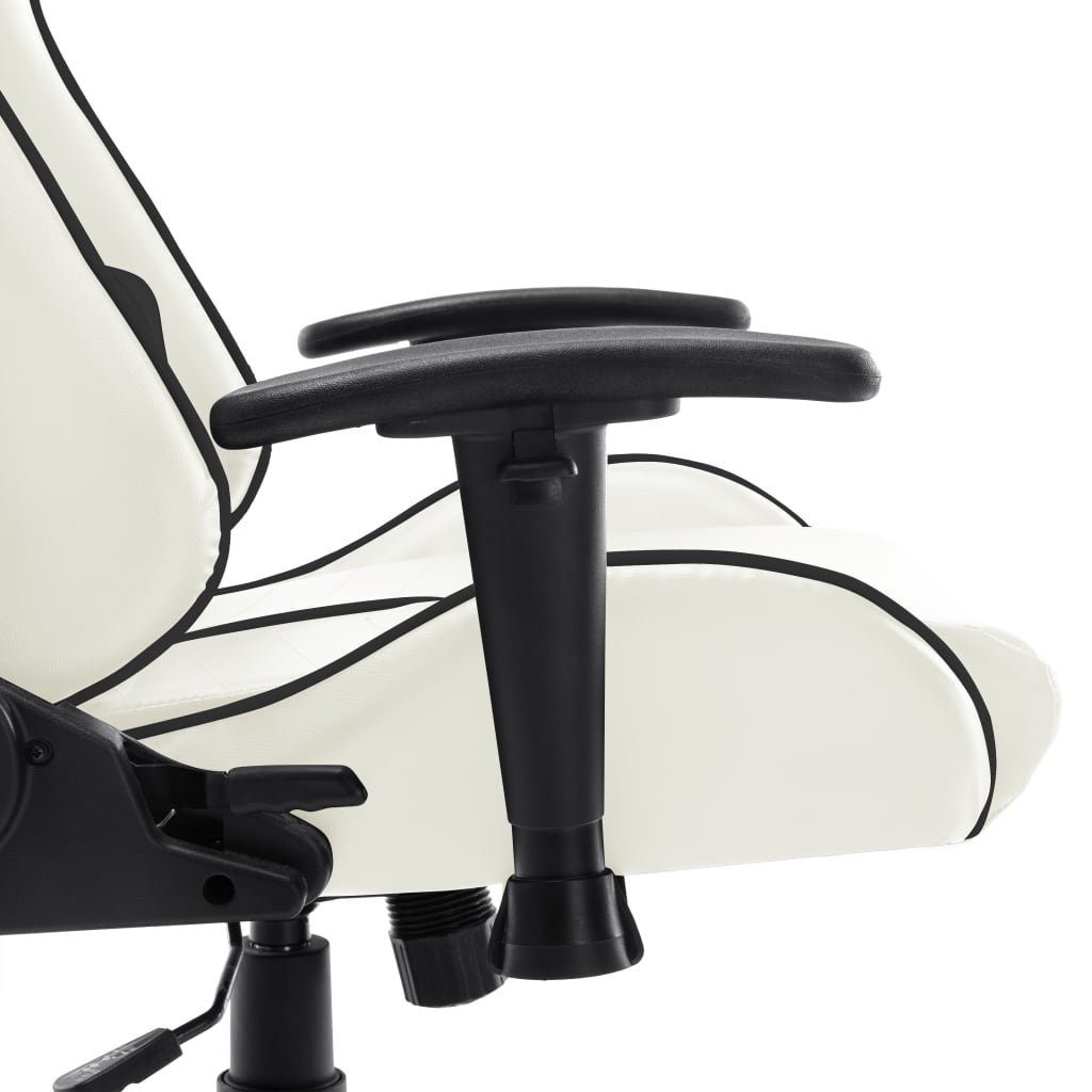 Kunstleder Gaming-Stuhl Bürostuhl und Schwarz vidaXL Weiß