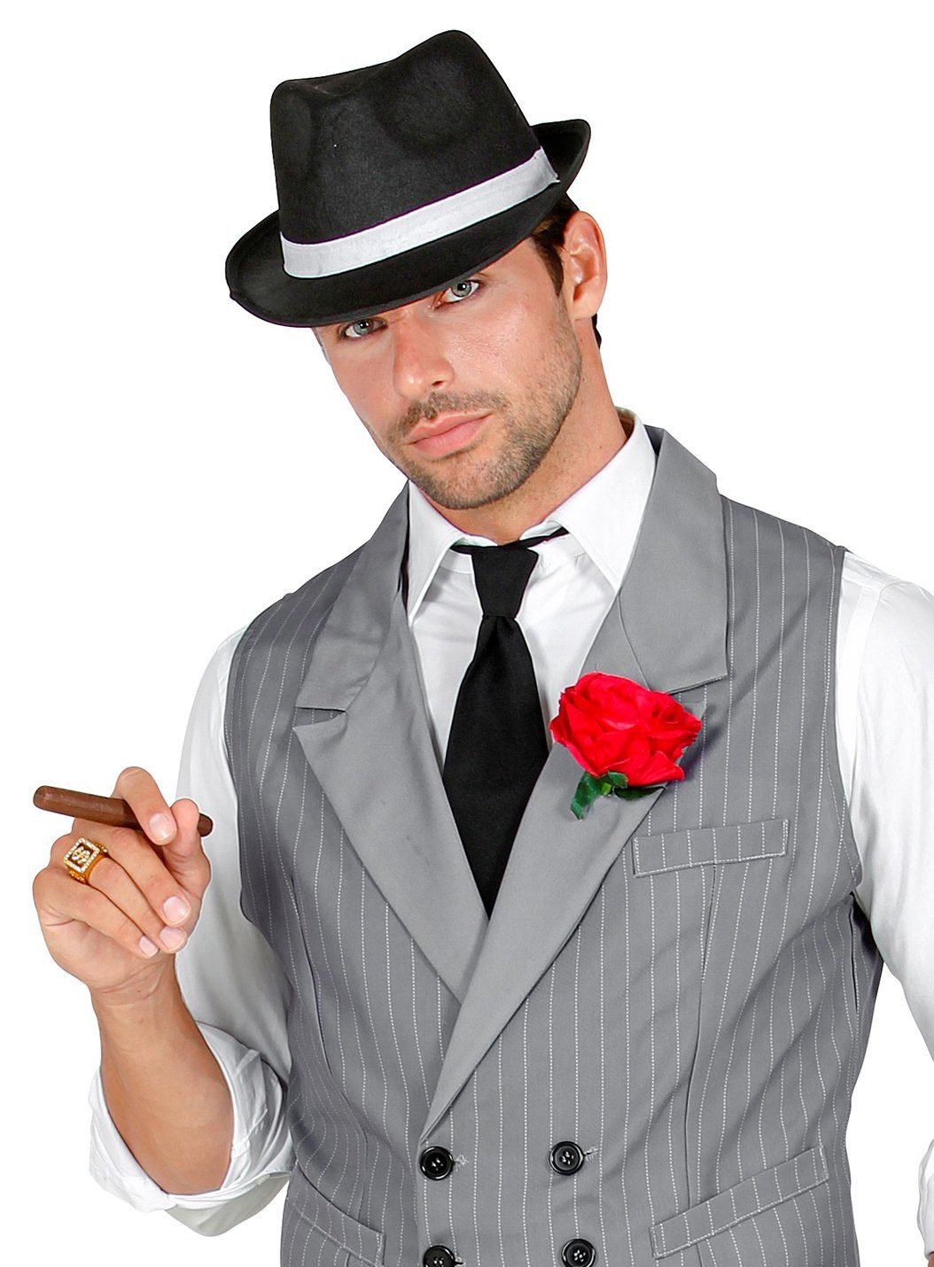 Widdmann Krawatte Schwarze Satinkrawatte Schlichter Schlips in schimmerndem Schwarz