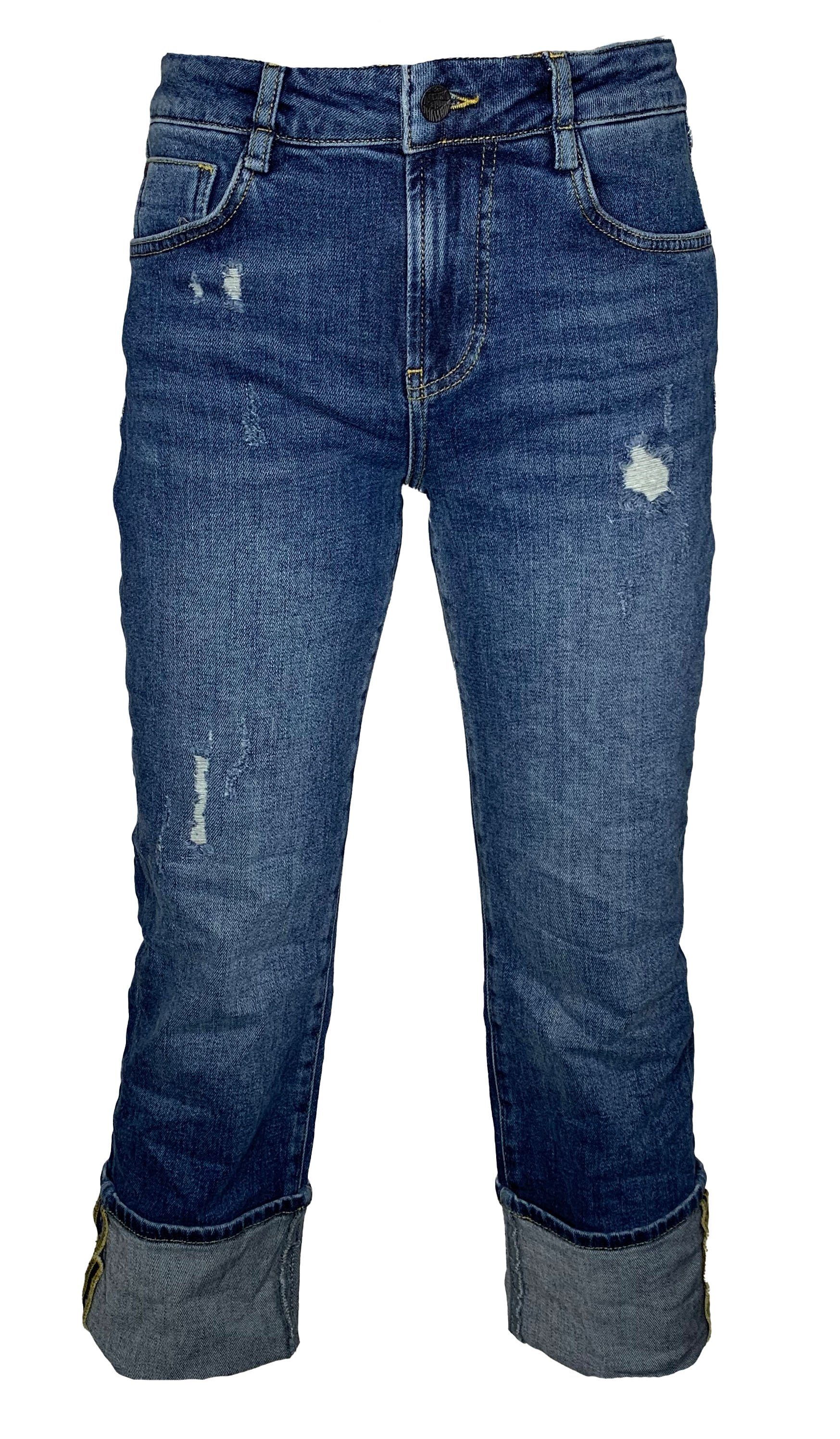 Buena Vista Straight-Jeans Filipp Stretch Denim destroy