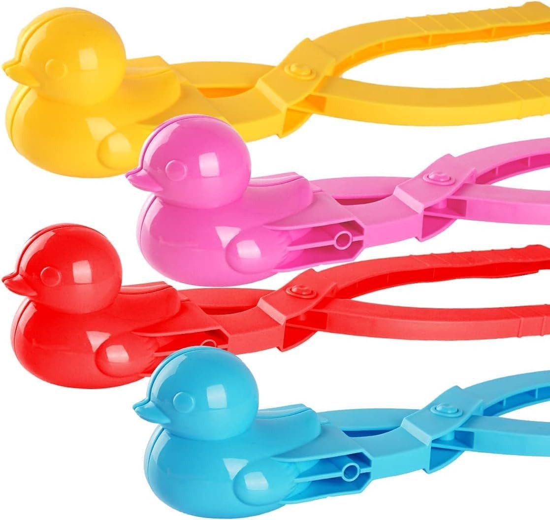 Geschenkehöhle Sandmühle Schneeballformer Ente – Robuste Schneeballzange, Winterspaß für die ganze Familie – perfekte Entenformen in Sekunden!