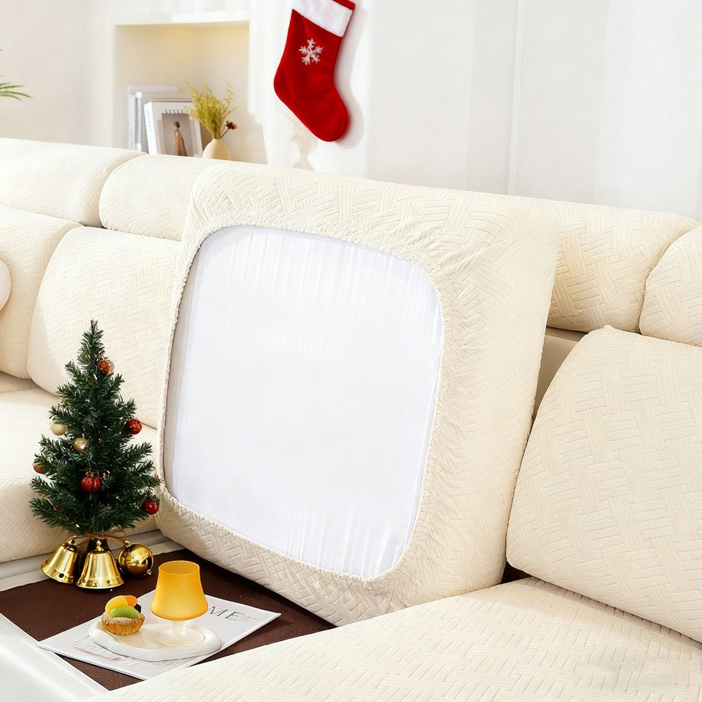 Coonoor Sofahusse Sofa Sitzkissenbezug, Sofa Sitzkissenbezug Stretch, rutsc günstig online kaufen