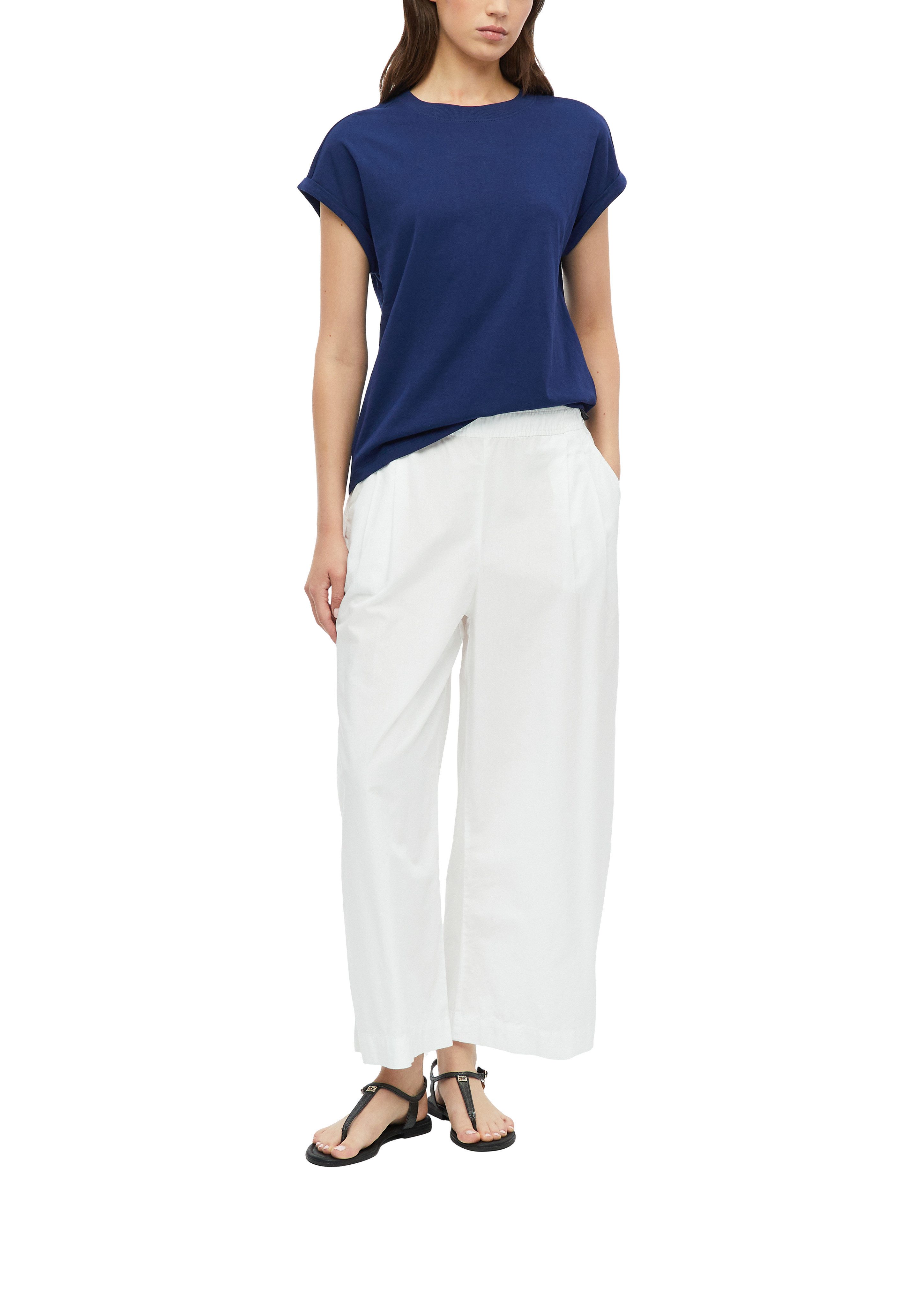 s.Oliver Kurzarmshirt Sommershirt - unifarben – Bild 2 von 4