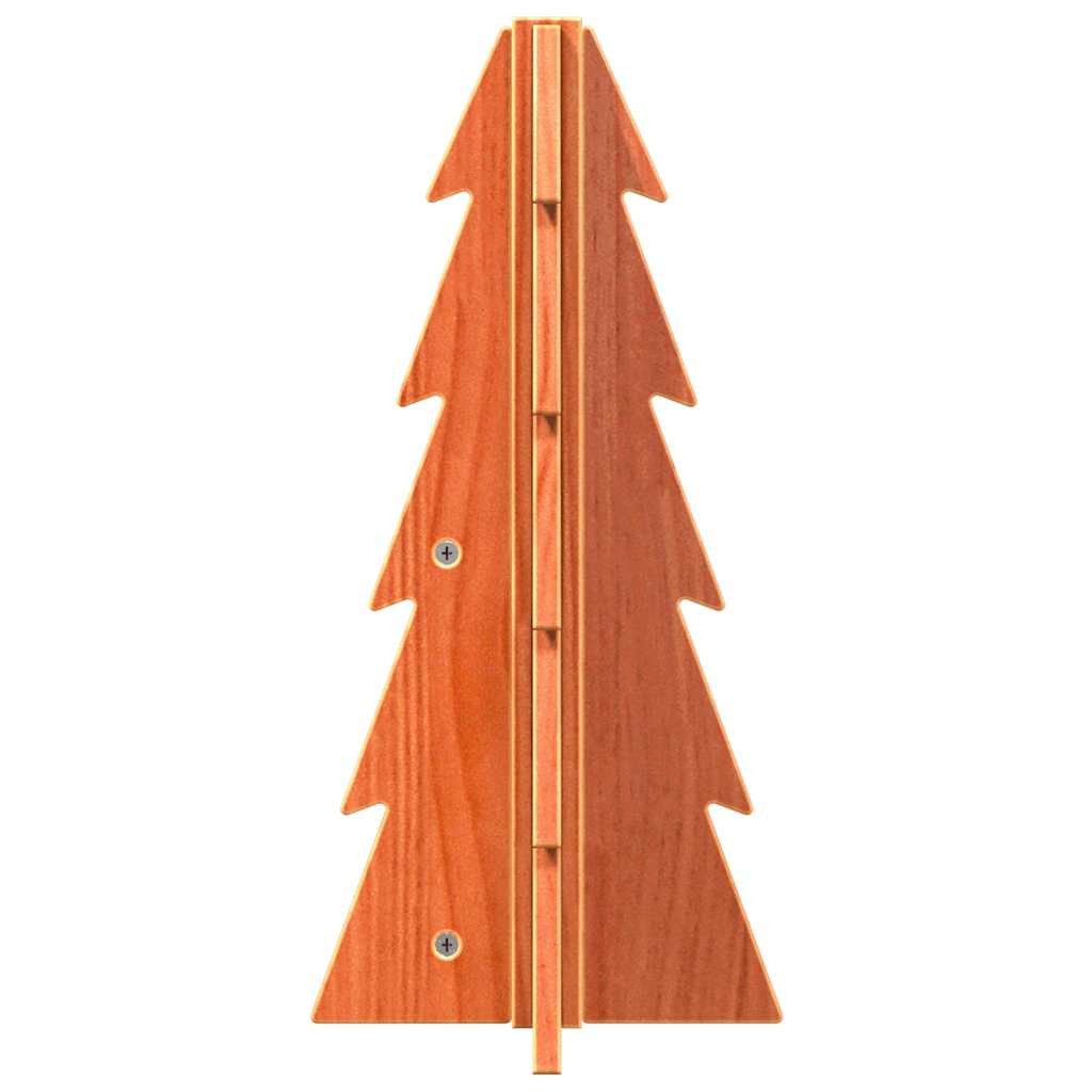 vidaXL Künstlicher Weihnachtsbaum Weihnachtsbaum Holz zum Schmücken 49 cm Massivholz Kiefer