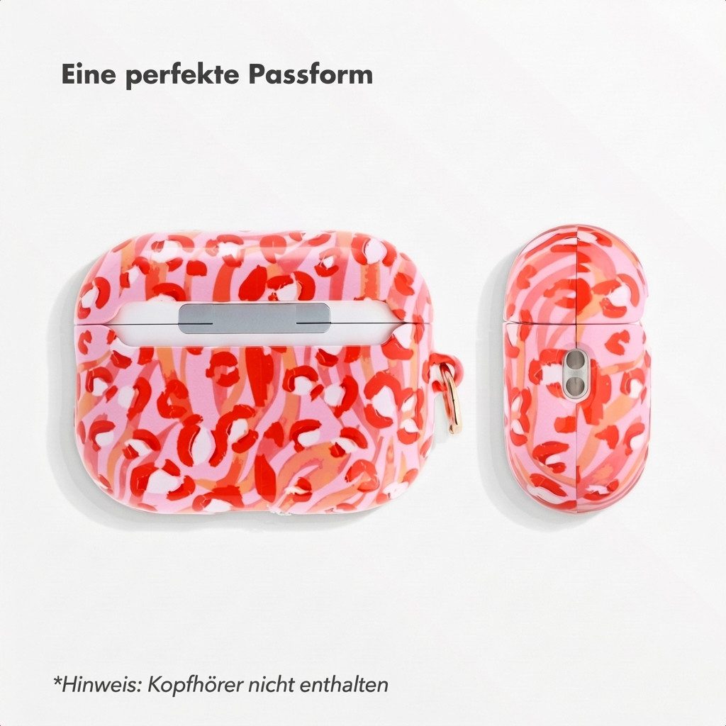 Selencia Kopfhörer-Schutzhülle Selencia Vivid Case Apple Airpods Pro 3 - Wild Spots Lipstick – Bild 4 von 5