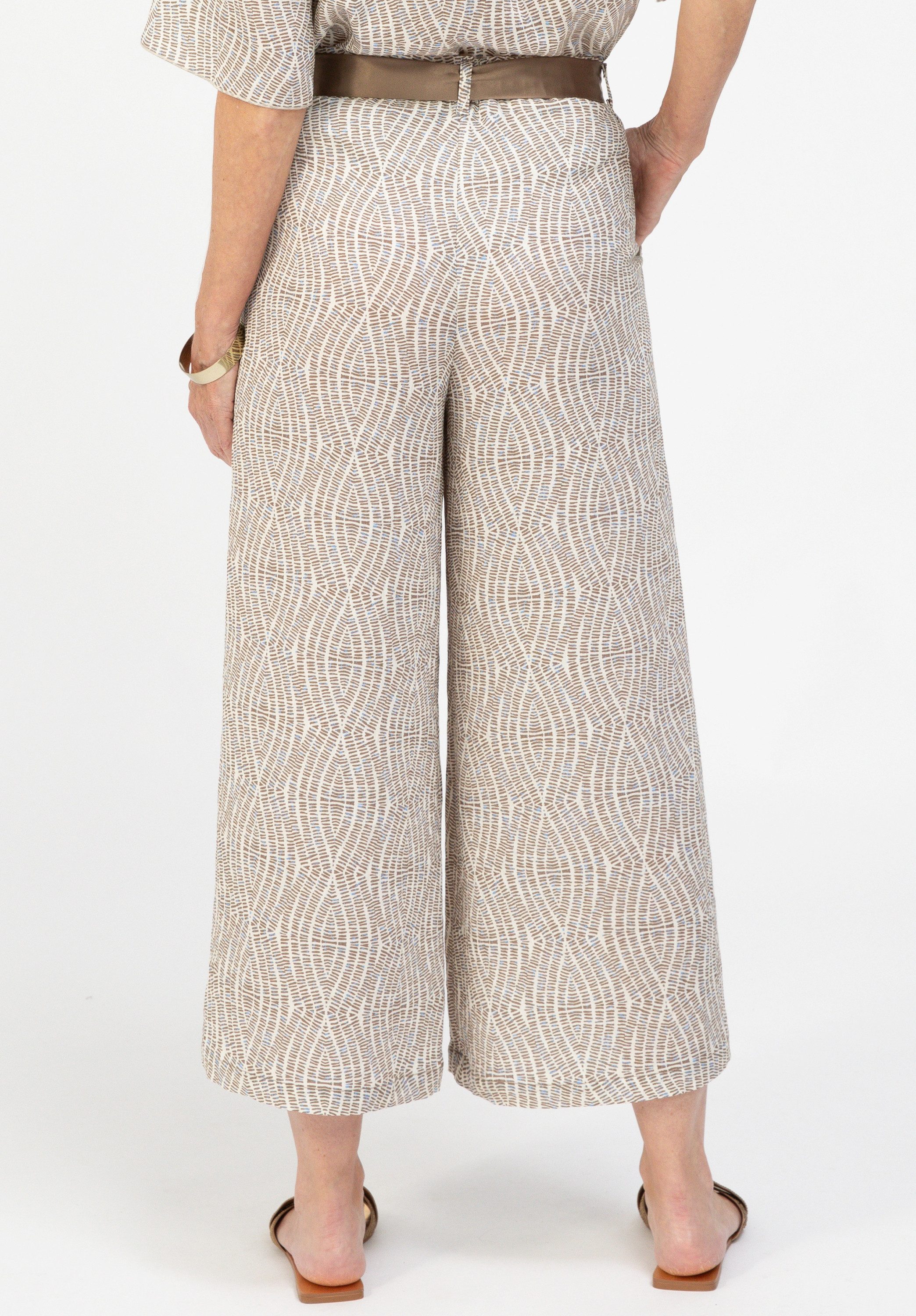 bianca Culotte PARIGI mit modernem weiten Bein und angesagtem Druck