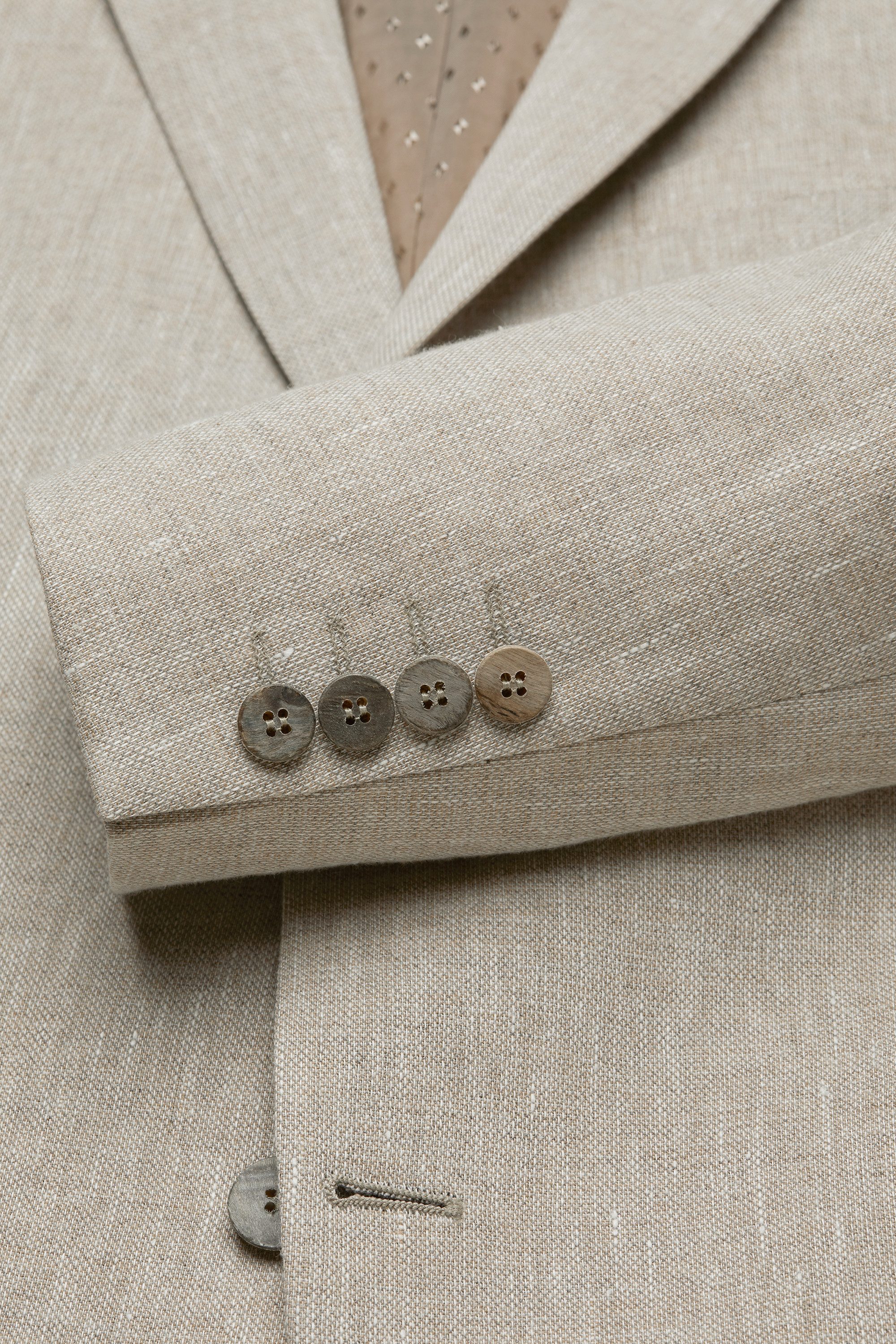 Digel Anzugsakko Rod (1-tlg., Leinen) Touching Buttons